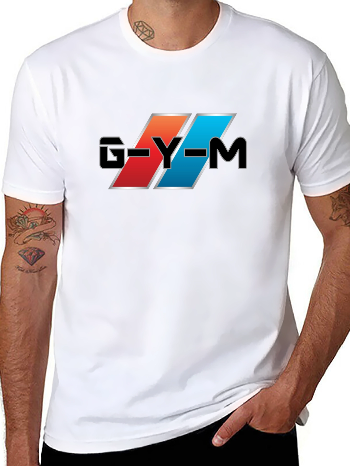 GYM Graphic Tee - Stylish Fitness Apparel