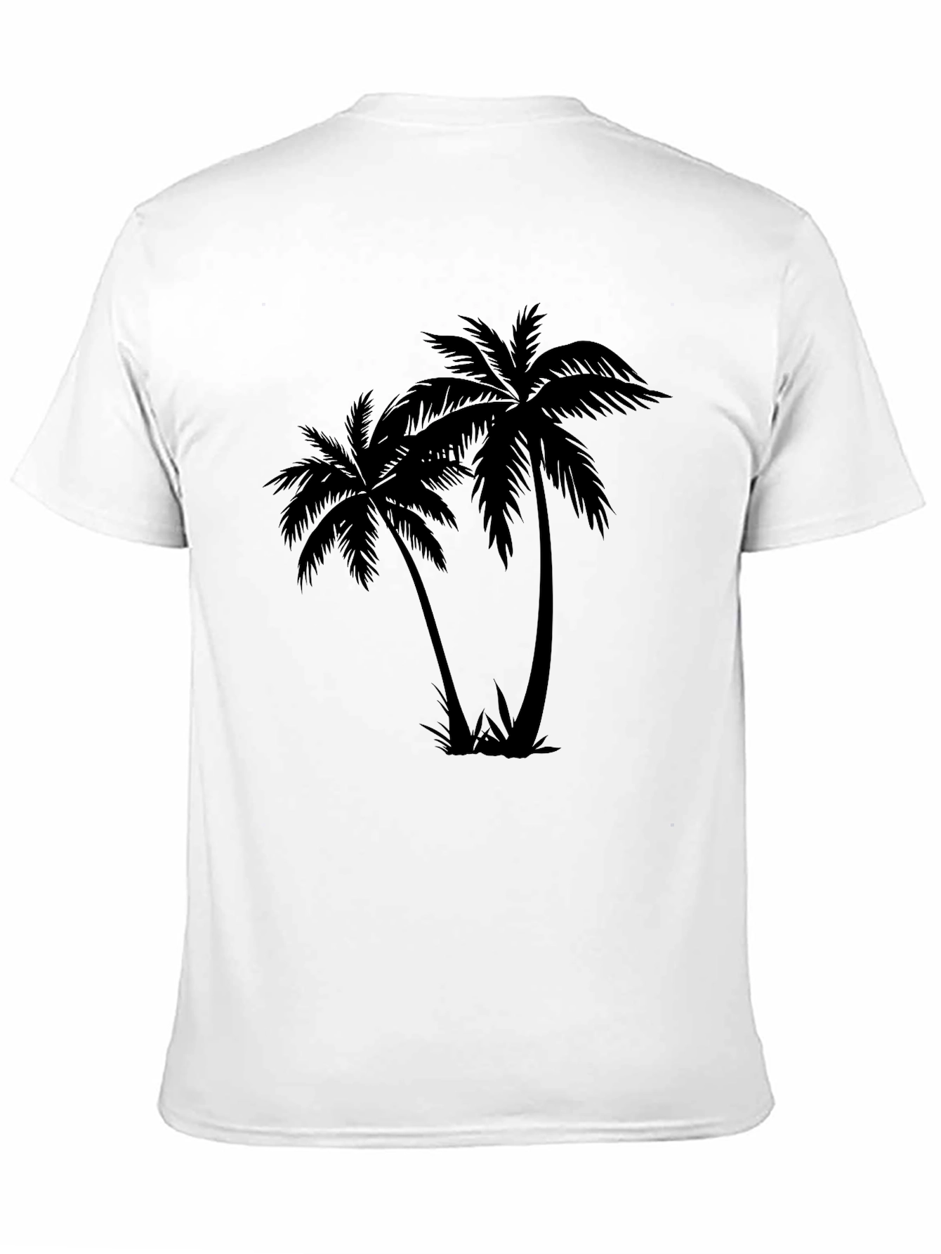 Palm Tree Graphic Black T-Shirt
