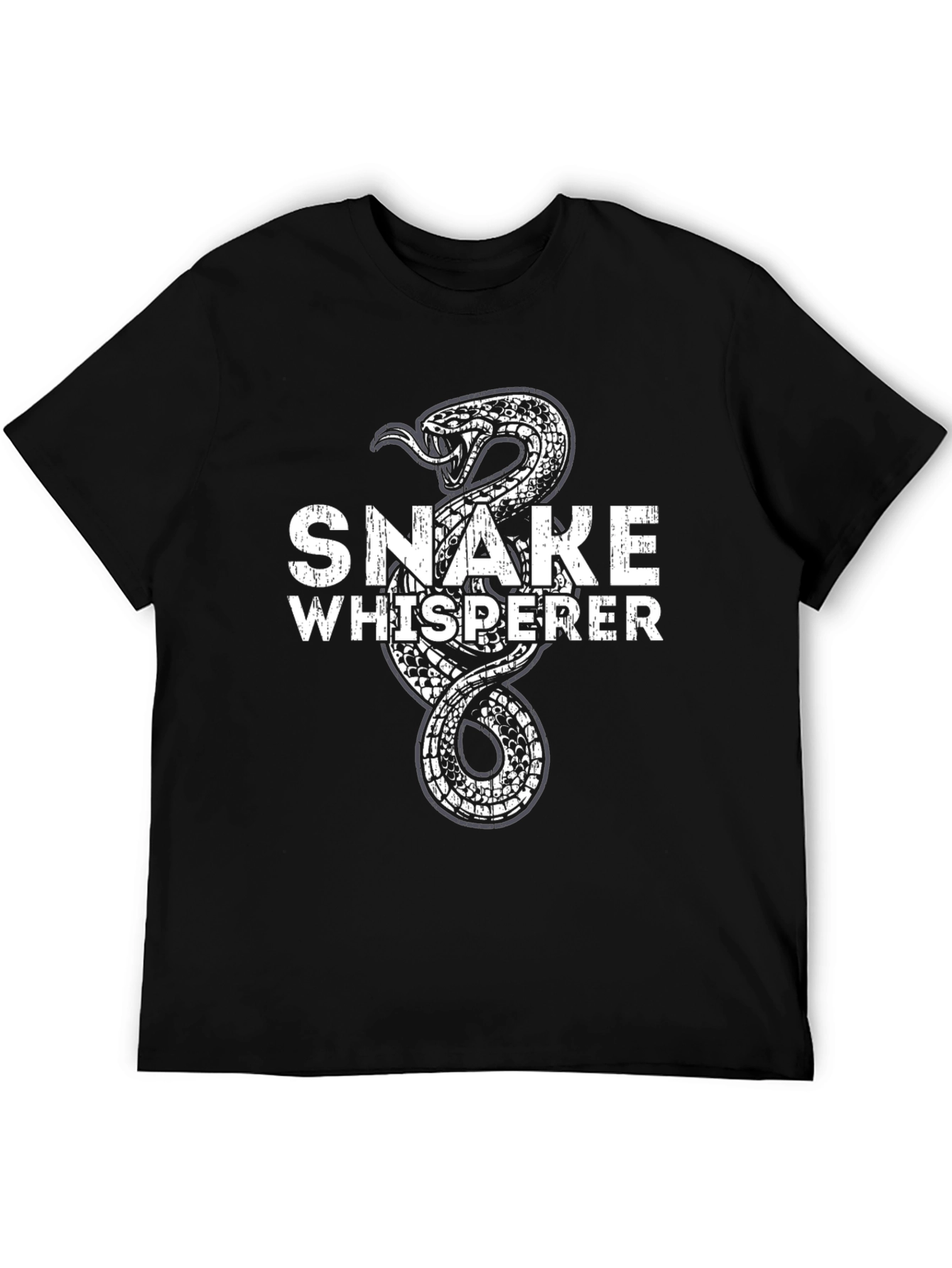 Snake Whisperer Graphic T-Shirt - Cotton Blend