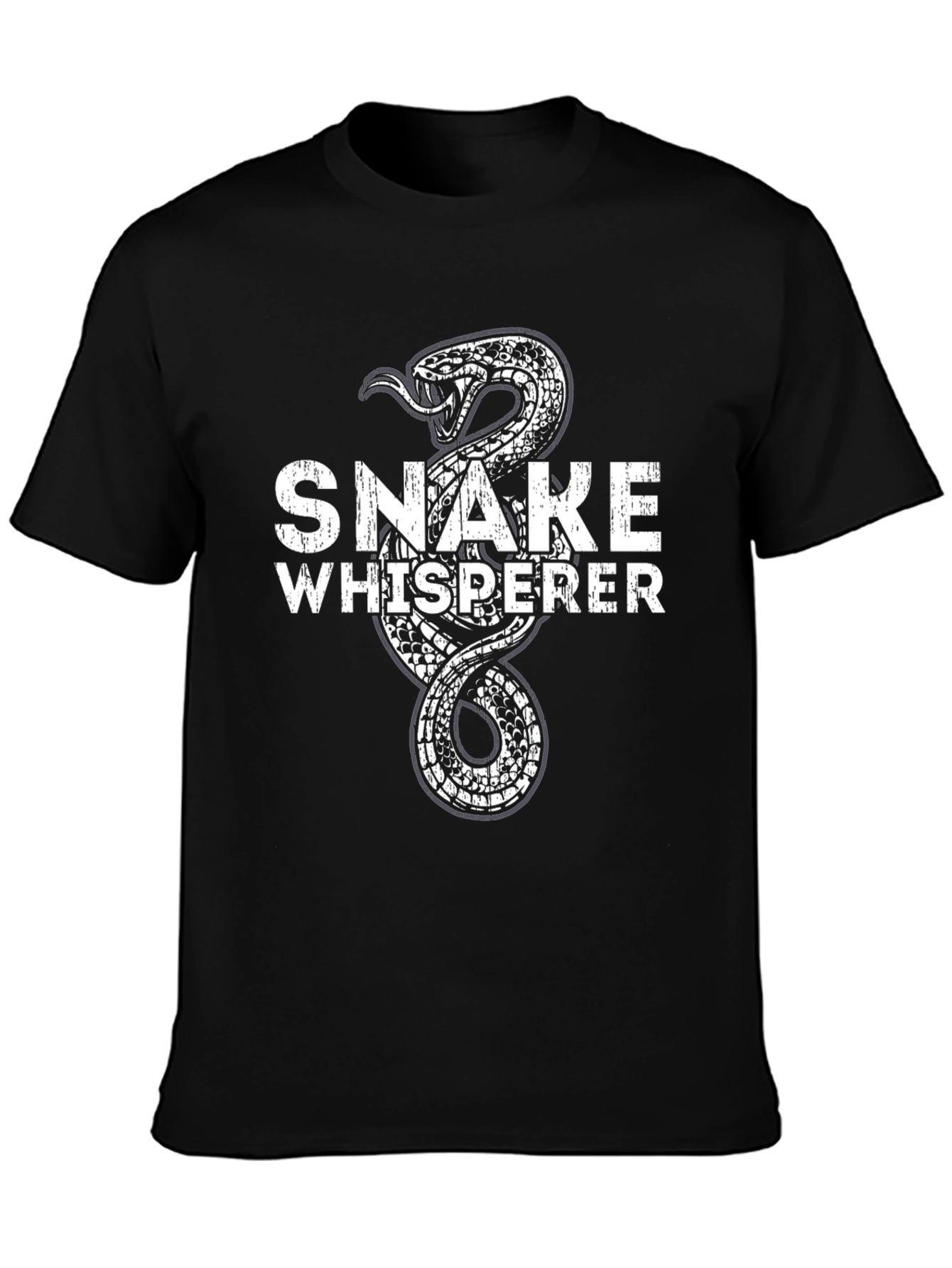 Snake Whisperer Graphic T-Shirt - Cotton Blend