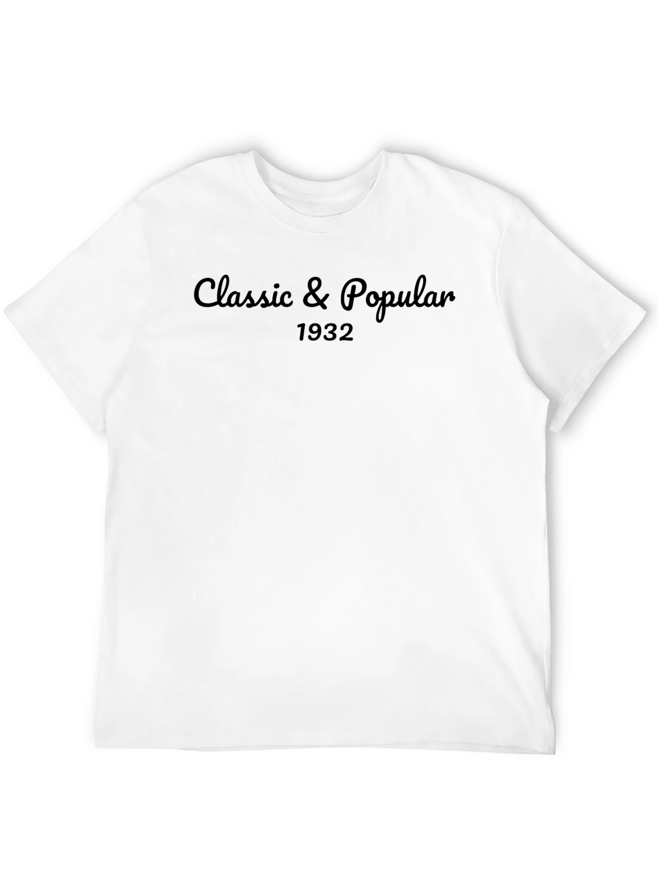 Classic & Popular 1932 Black T-Shirt