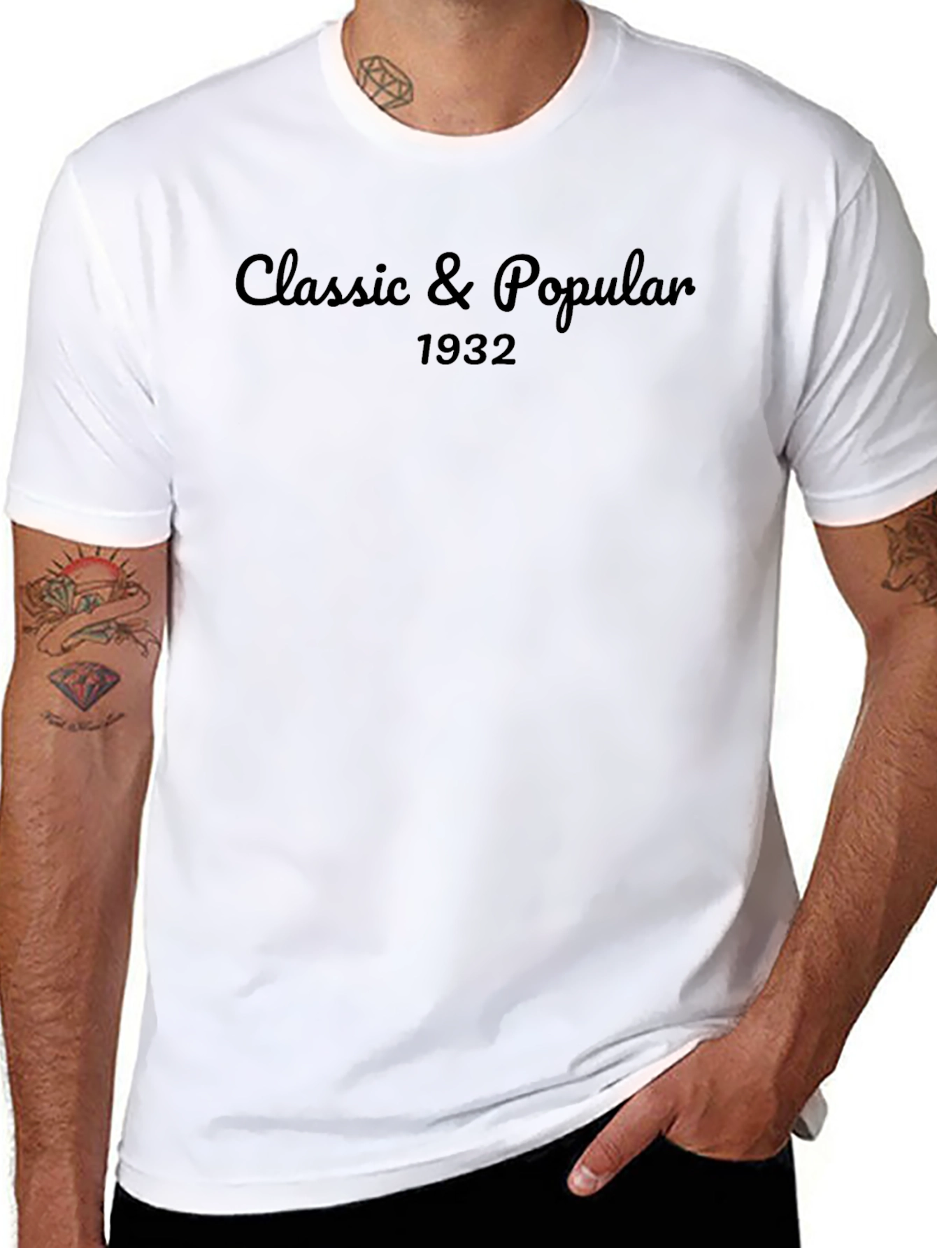 Classic & Popular 1932 Black T-Shirt