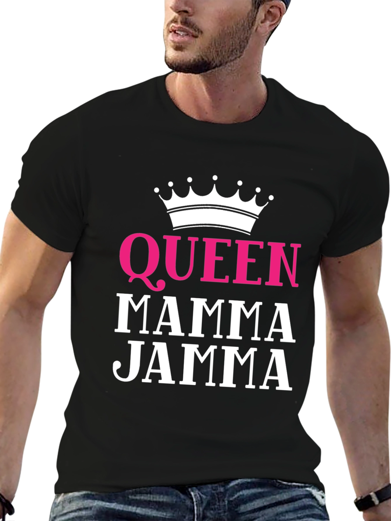 Queen Mamma Jamma T-Shirt - Black Graphic Tee