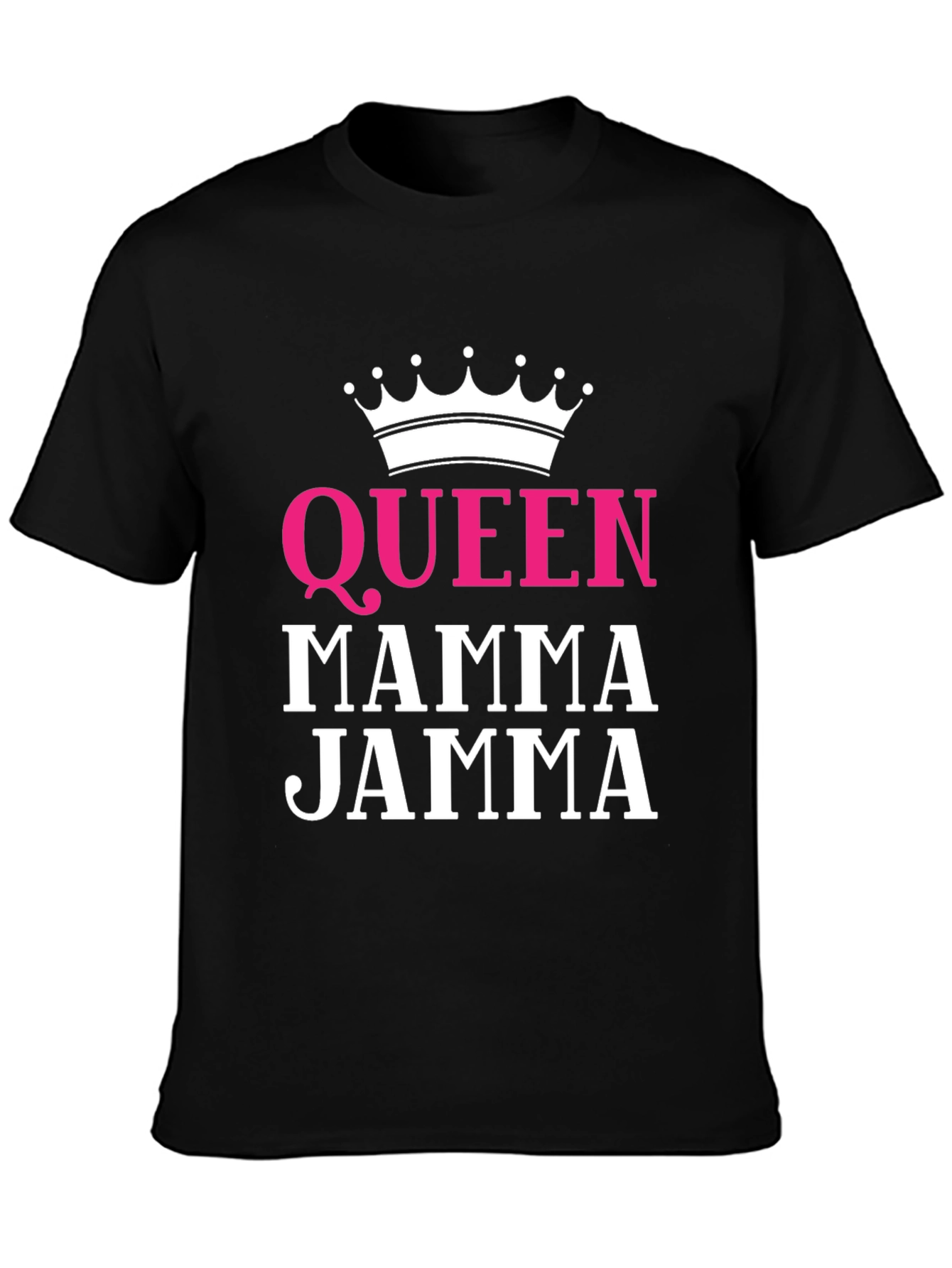 Queen Mamma Jamma T-Shirt - Black Graphic Tee