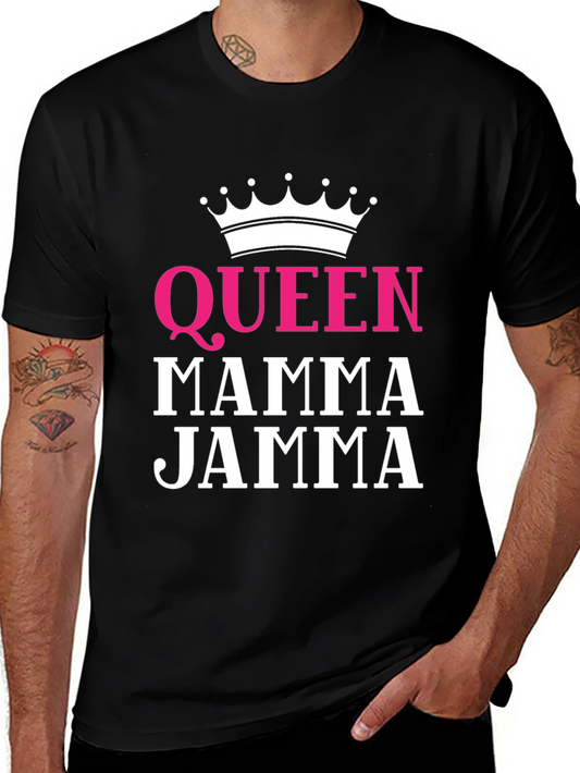 Queen Mamma Jamma T-Shirt - Black Graphic Tee