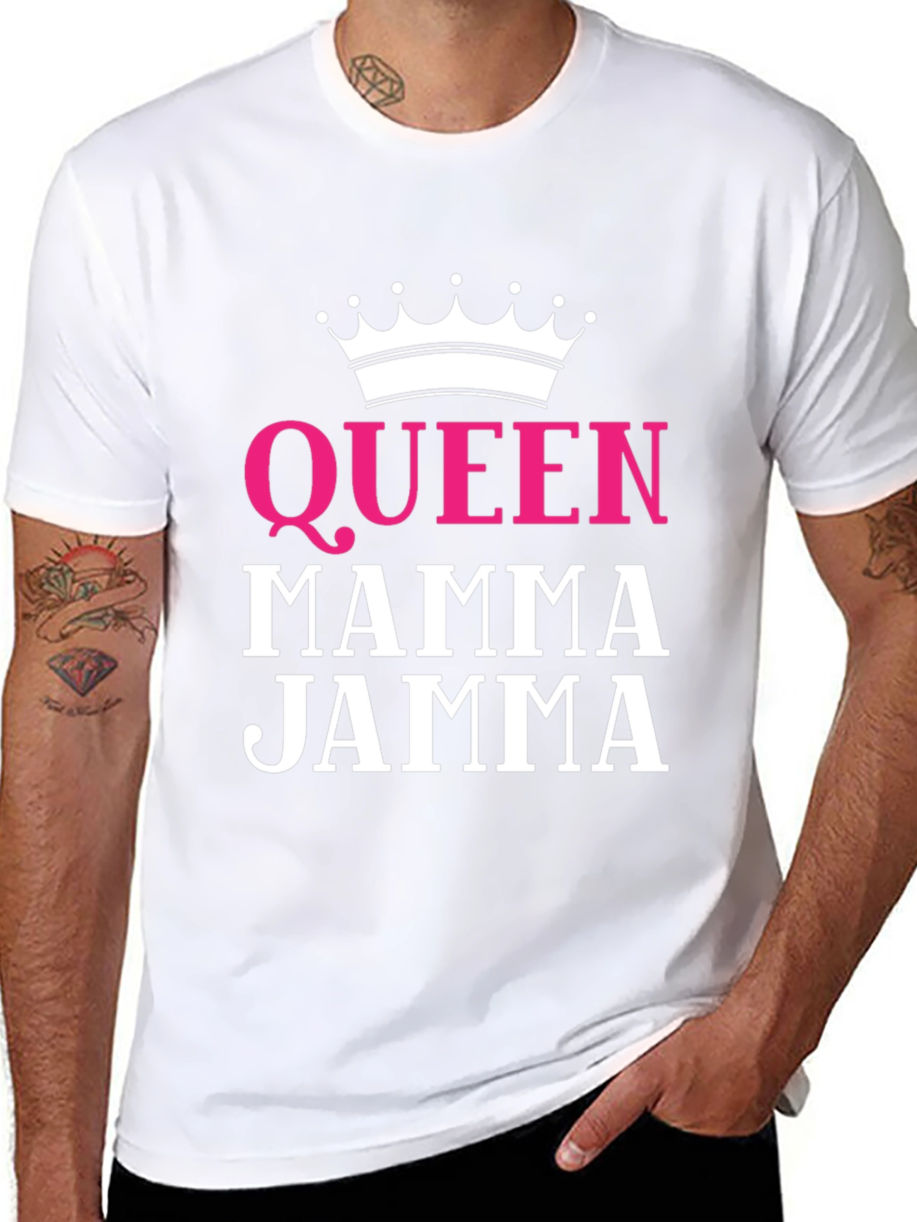 Queen Mamma Jamma T-Shirt - Black Graphic Tee
