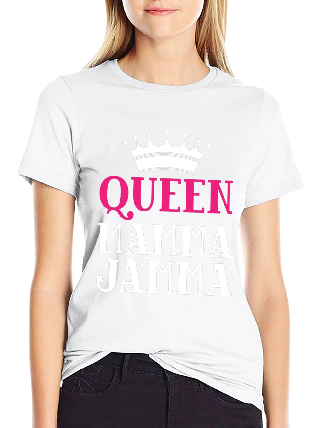Queen Mamma Jamma T-Shirt - Black Graphic Tee
