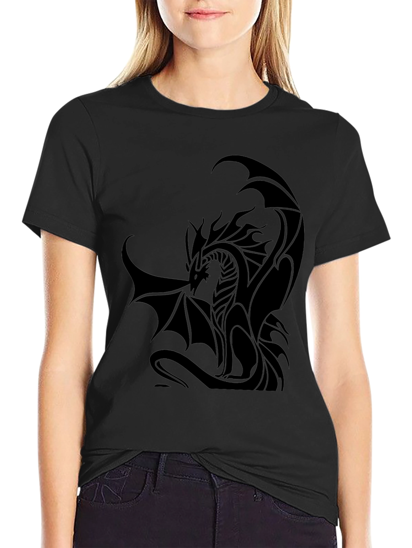 Dragon Graphic Black T-Shirt