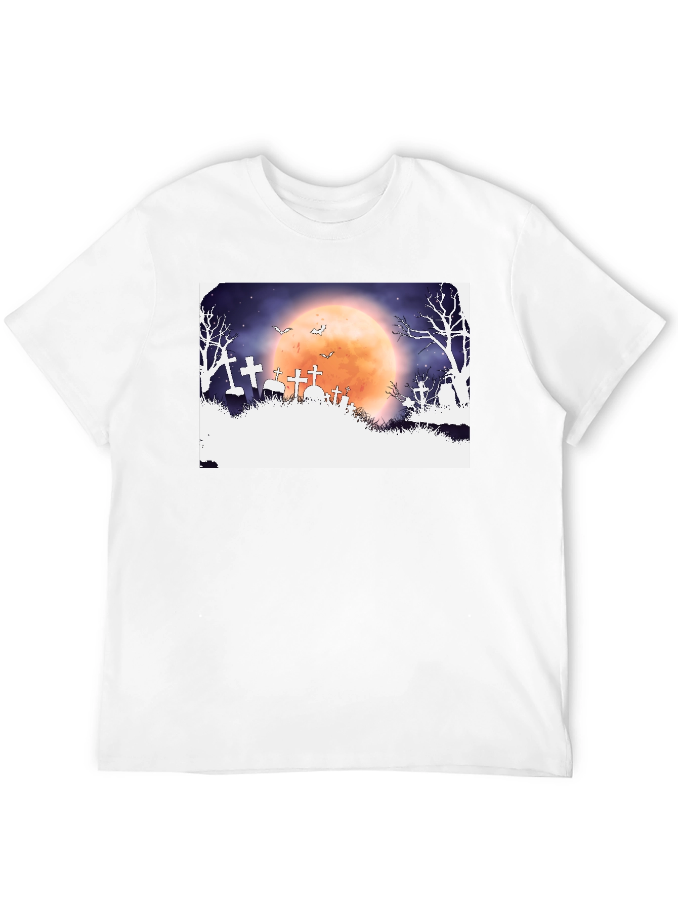 Halloween Graveyard T-Shirt - Spooky Season Tee