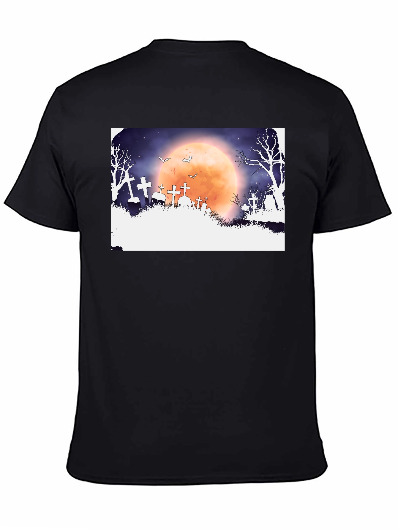 Halloween Graveyard T-Shirt - Spooky Season Tee