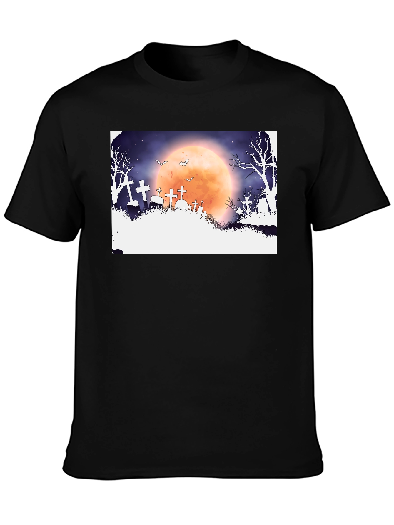 Halloween Graveyard T-Shirt - Spooky Season Tee