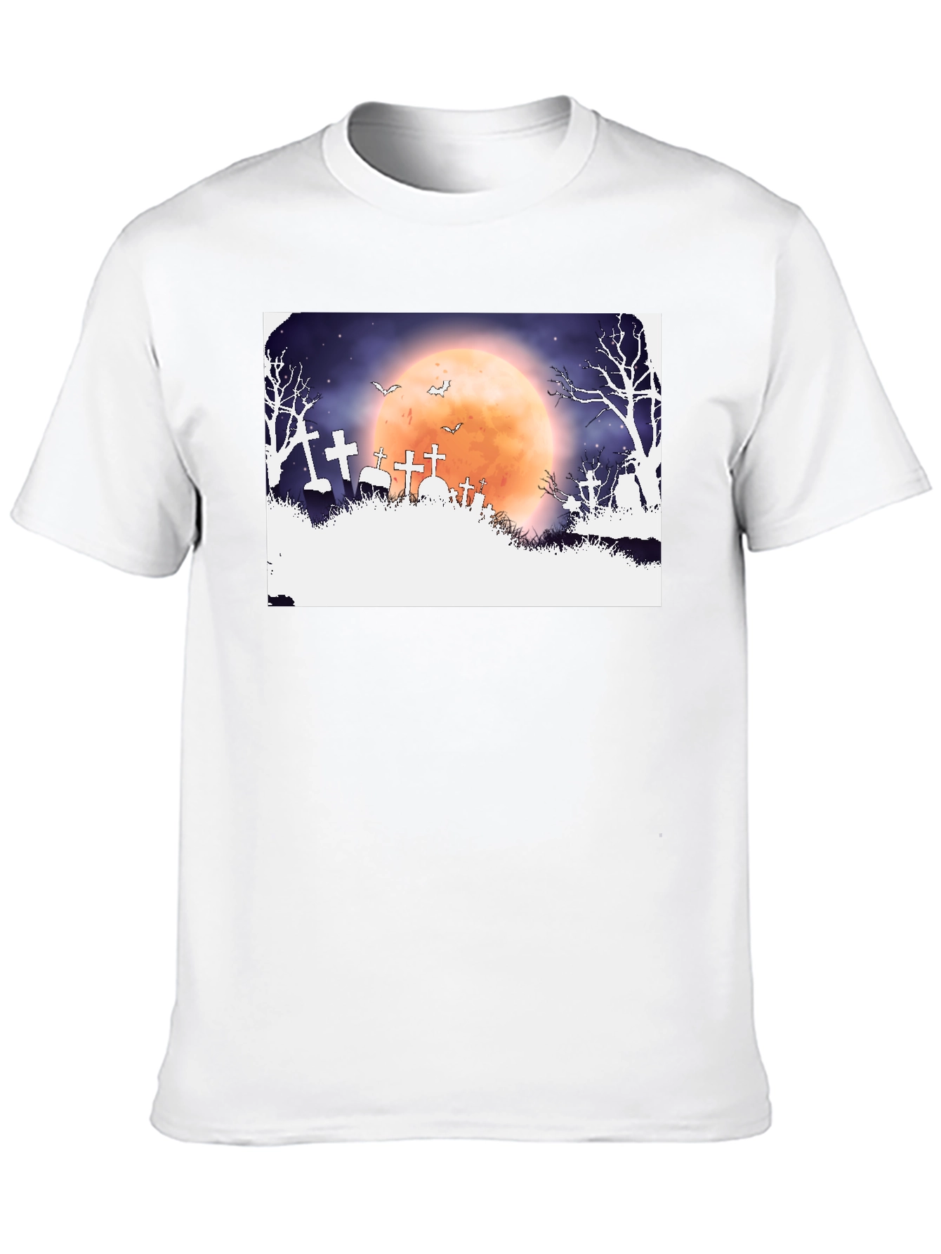 Halloween Graveyard T-Shirt - Spooky Season Tee