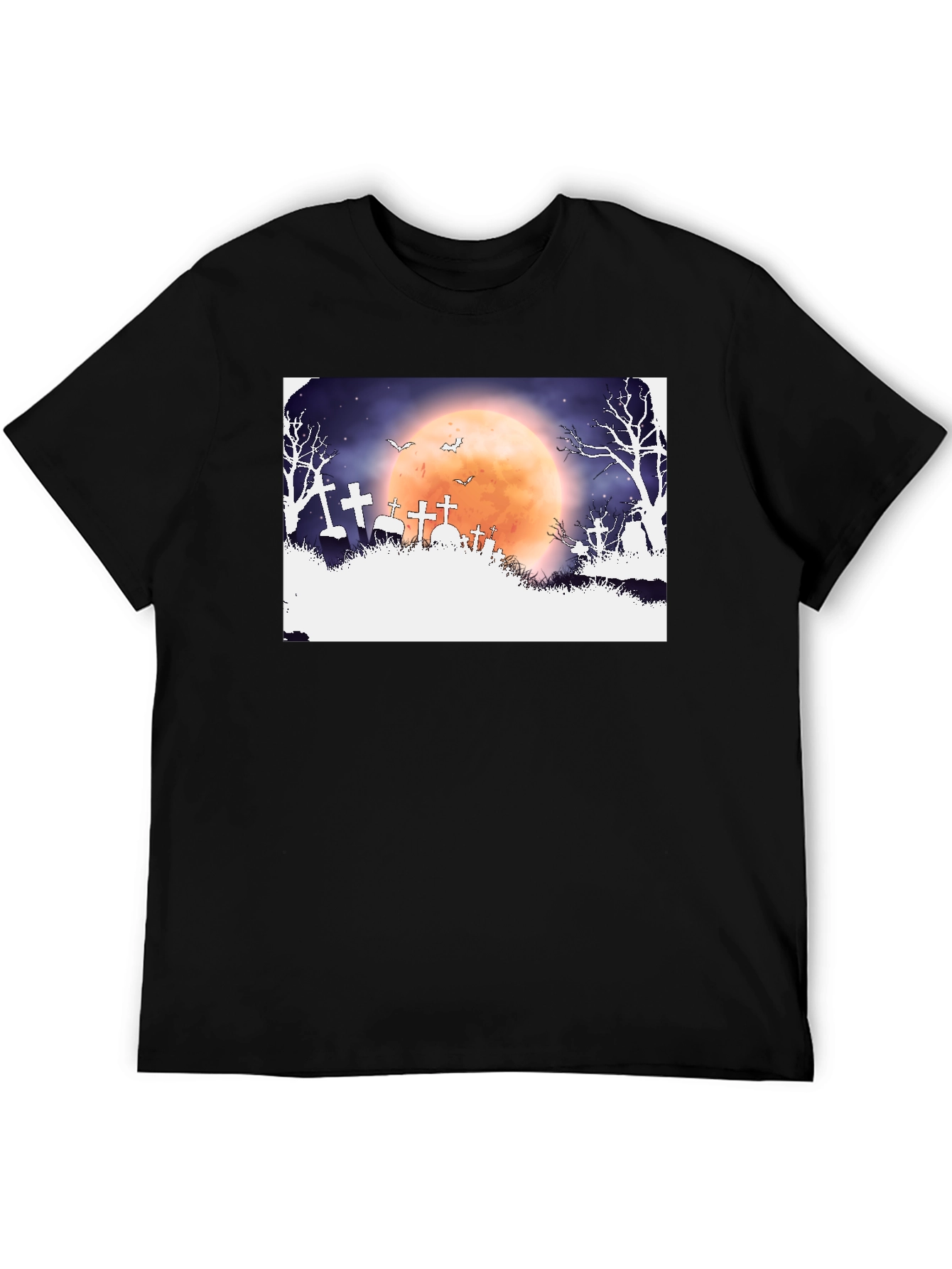Halloween Graveyard T-Shirt - Spooky Season Tee