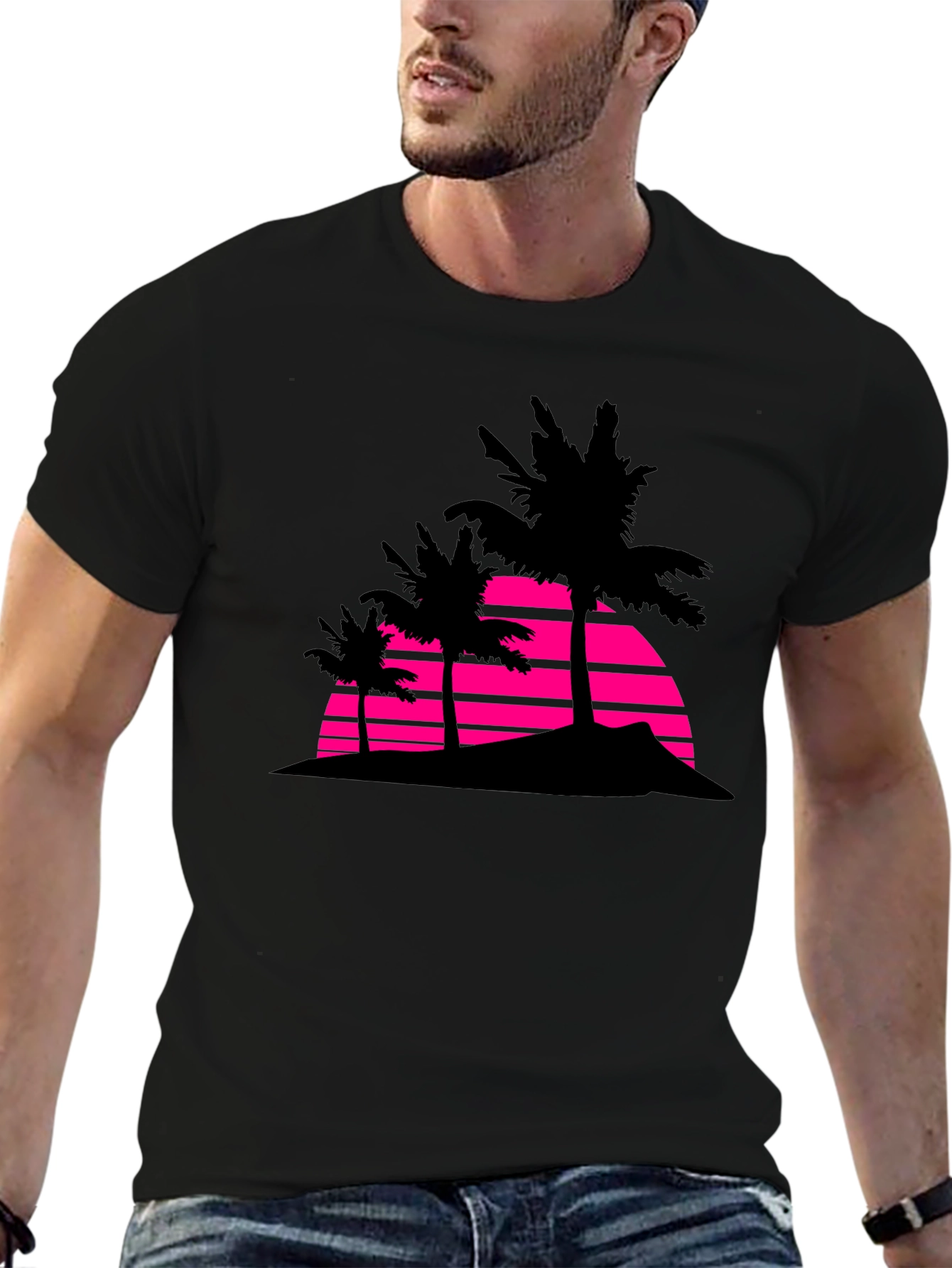 Retro Palm Tree T-Shirt