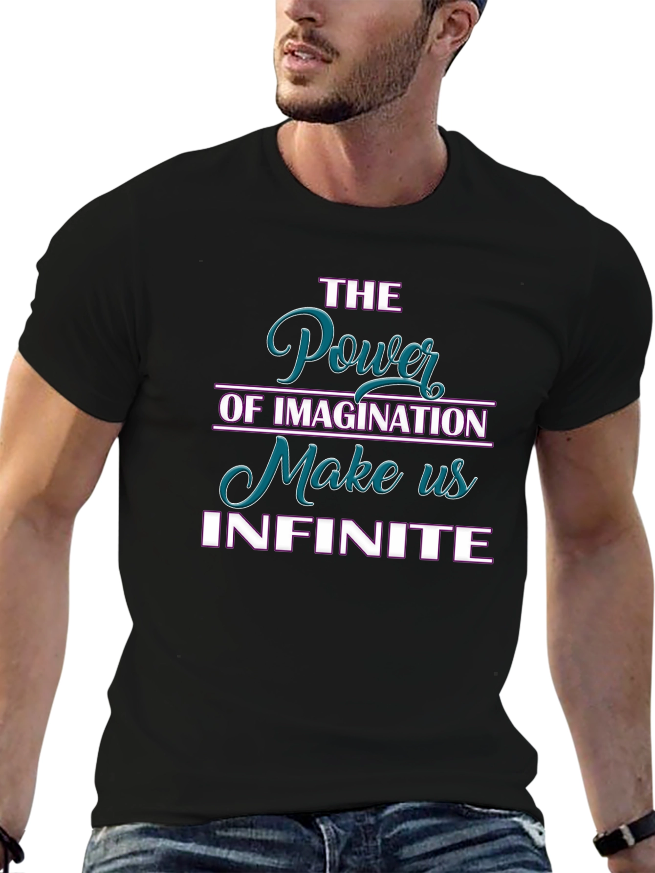 Imagination Power Graphic T-Shirt - Infinite Design