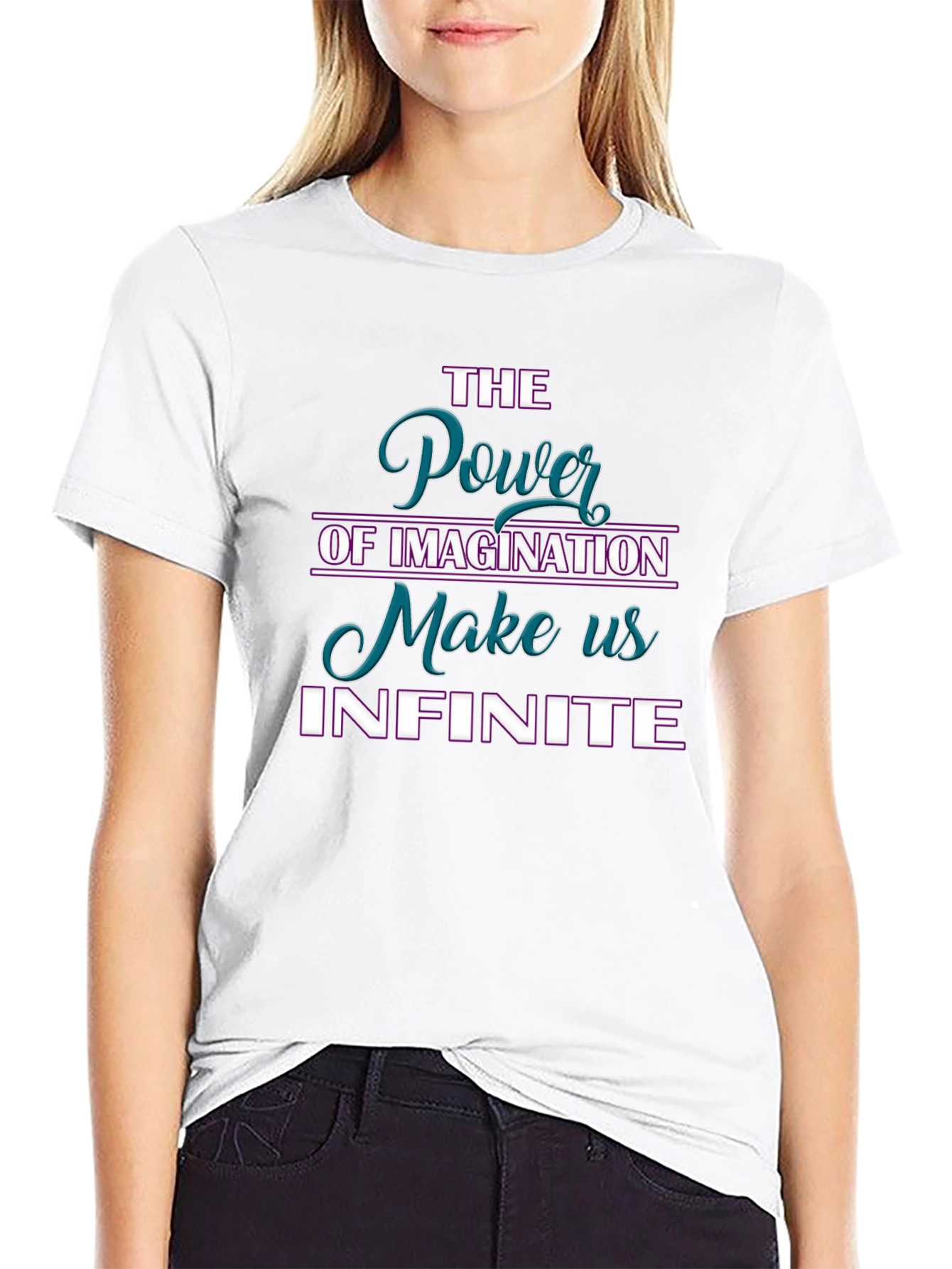 Imagination Power Graphic T-Shirt - Infinite Design