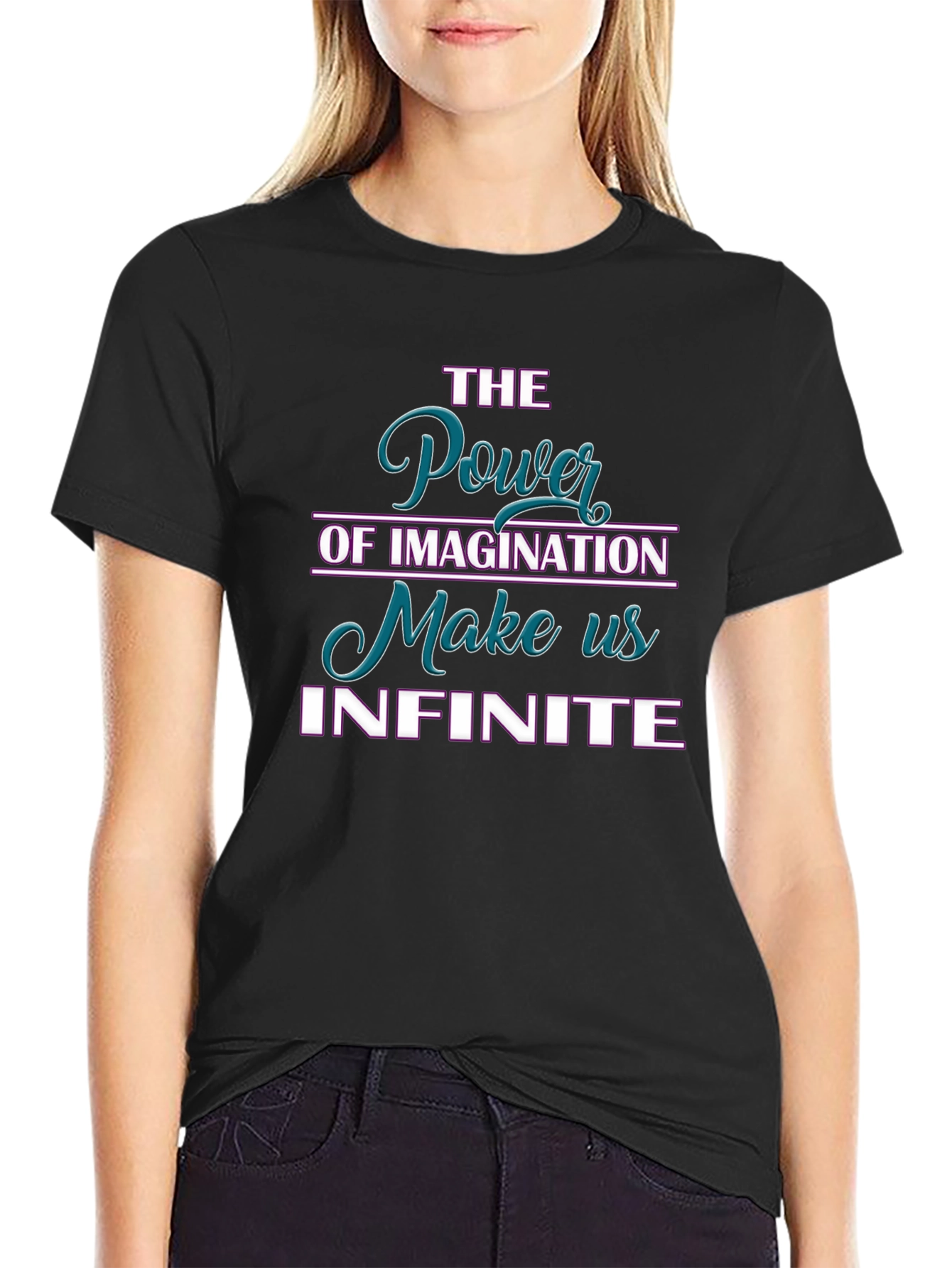 Imagination Power Graphic T-Shirt - Infinite Design