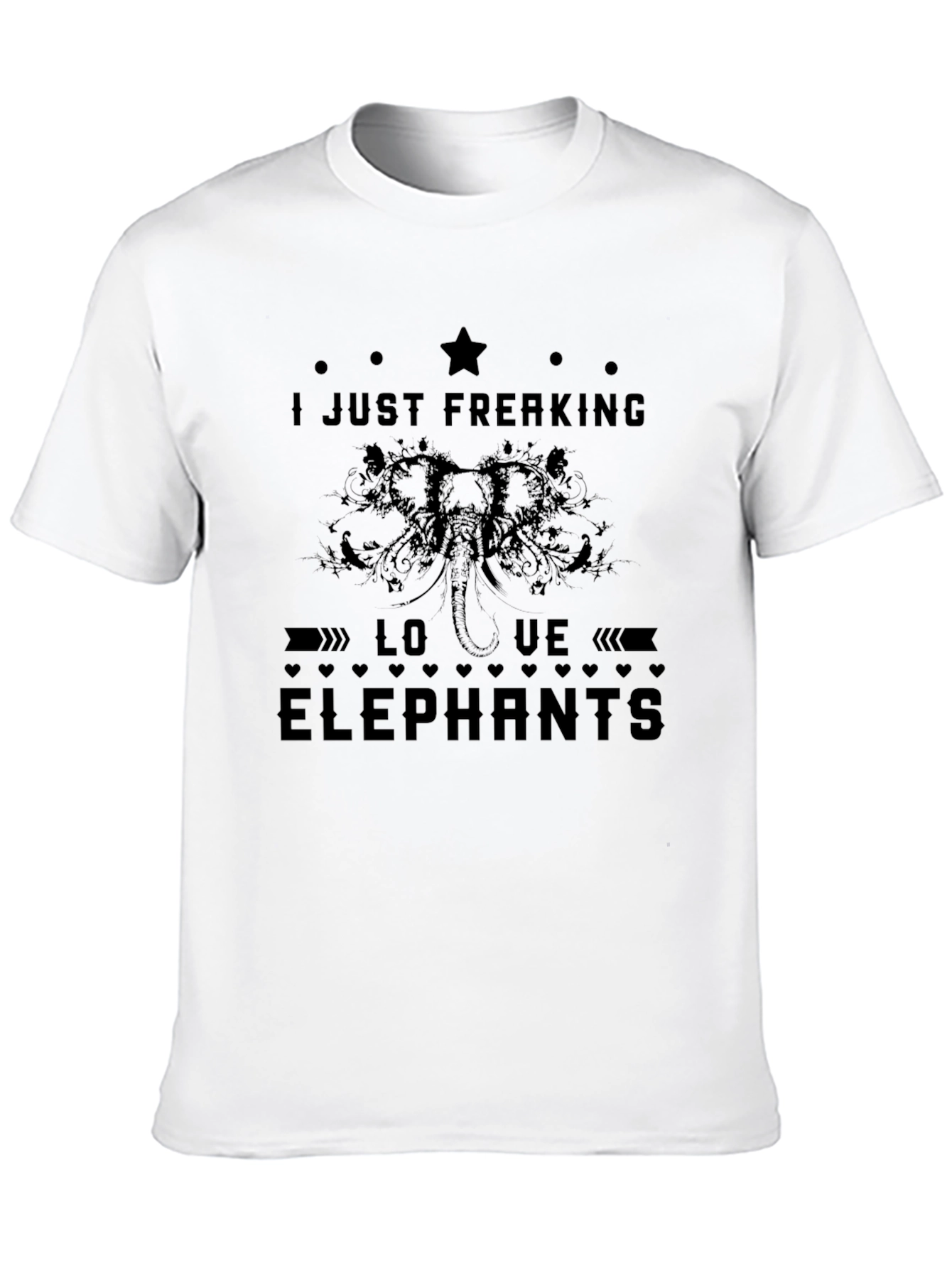I Just Freaking Love Elephants T-Shirt