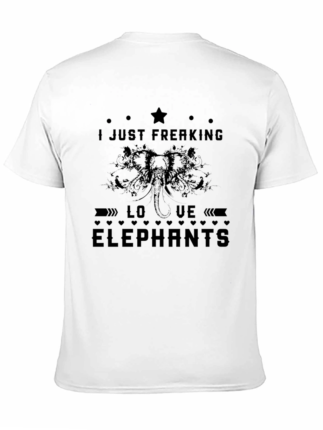 I Just Freaking Love Elephants T-Shirt