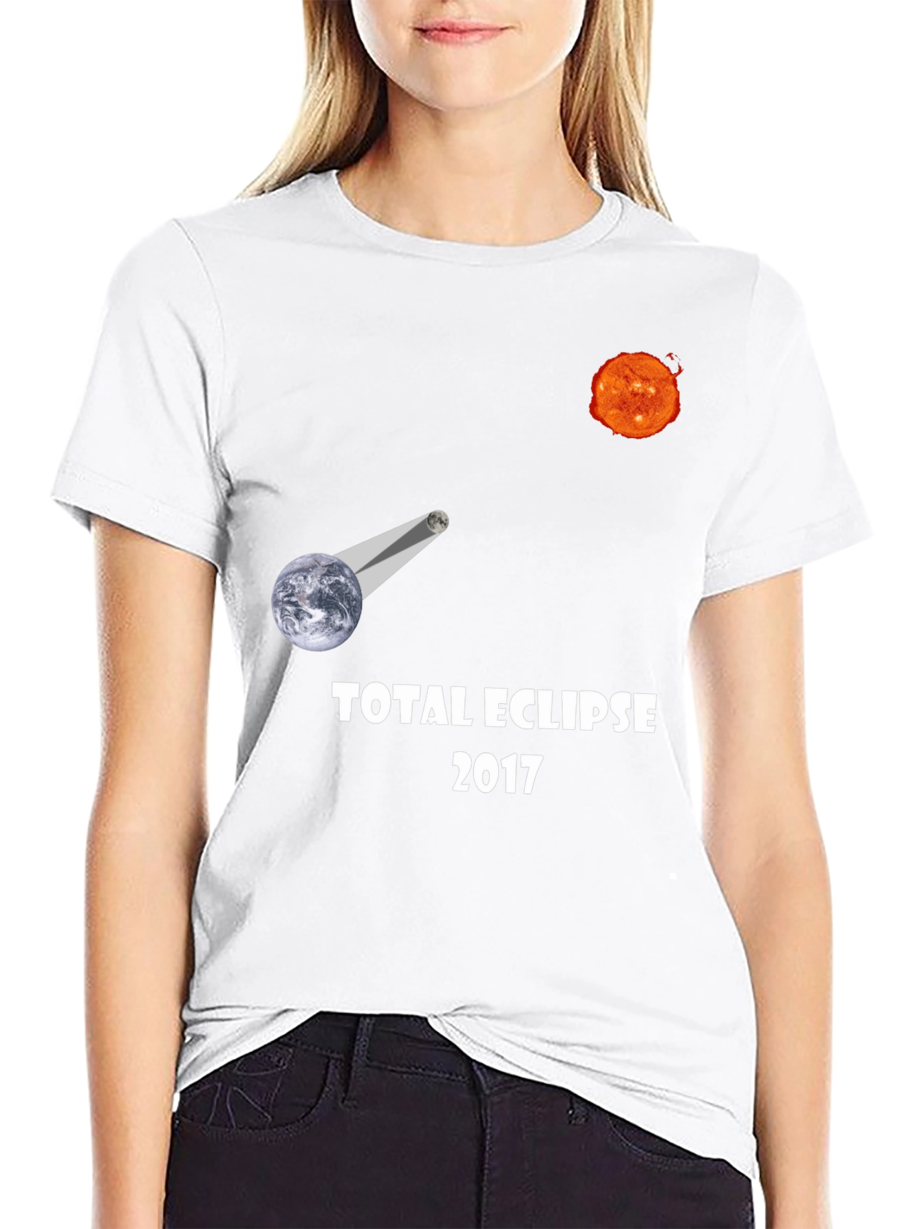 Total Eclipse 2017 Black T-Shirt