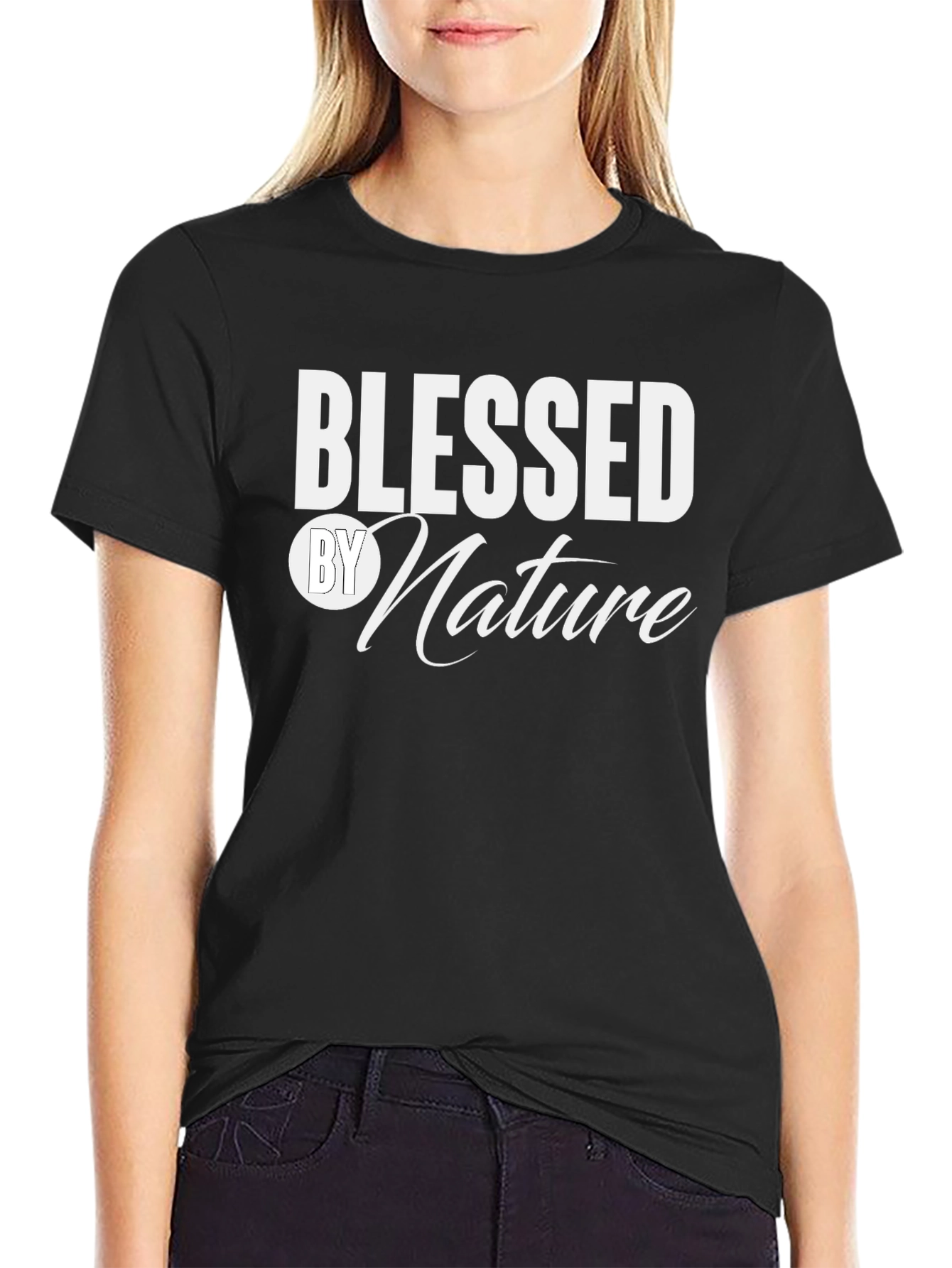 Blessed by Nature Graphic T-Shirt - Casual Style