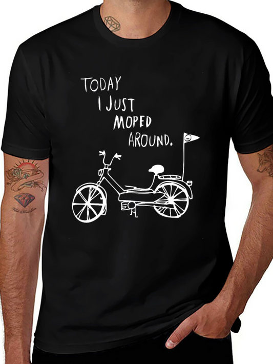 Funny Moped Graphic T-Shirt