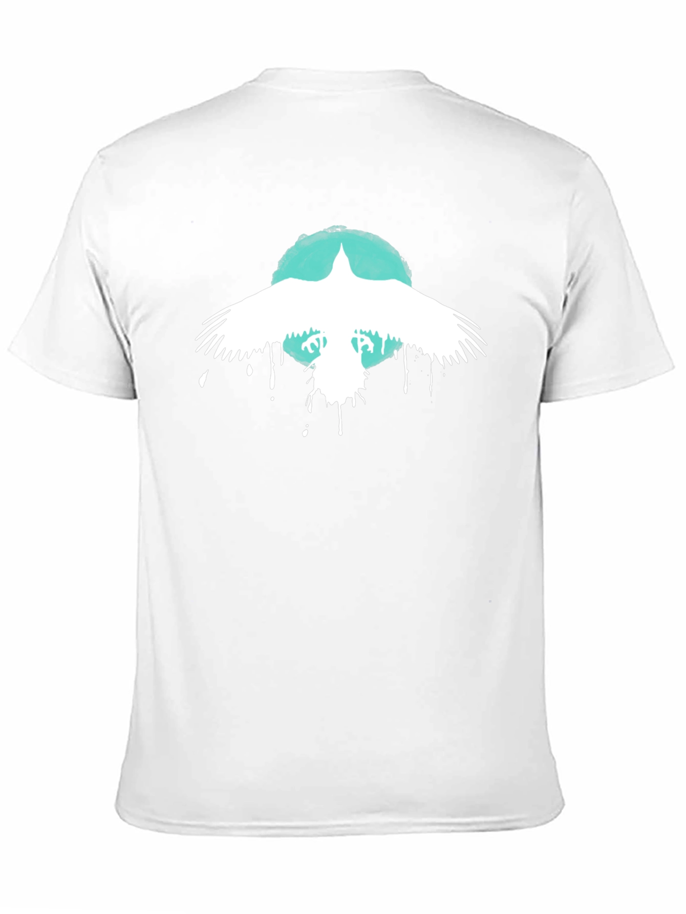 Raven Graphic Tee - Black Cotton Blend