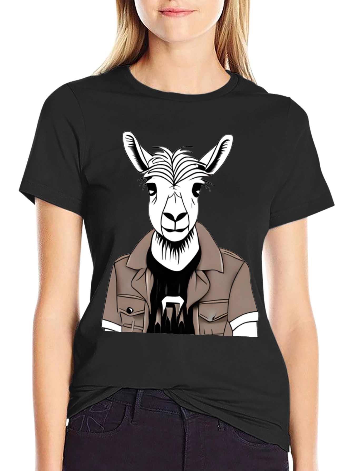 Cool Llama Graphic T-Shirt