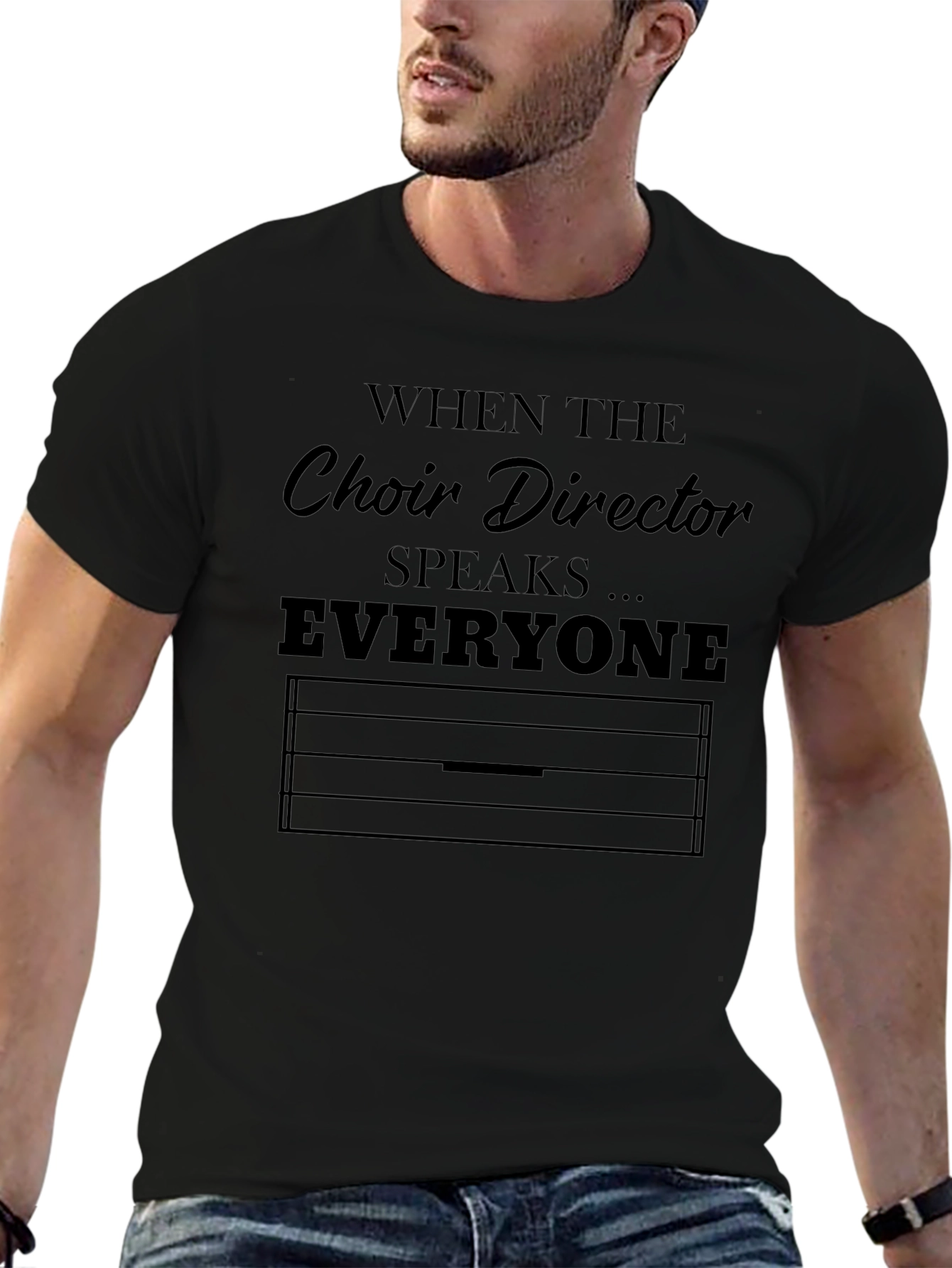 Choir Director Speaks T-Shirt - Music Lover Tee