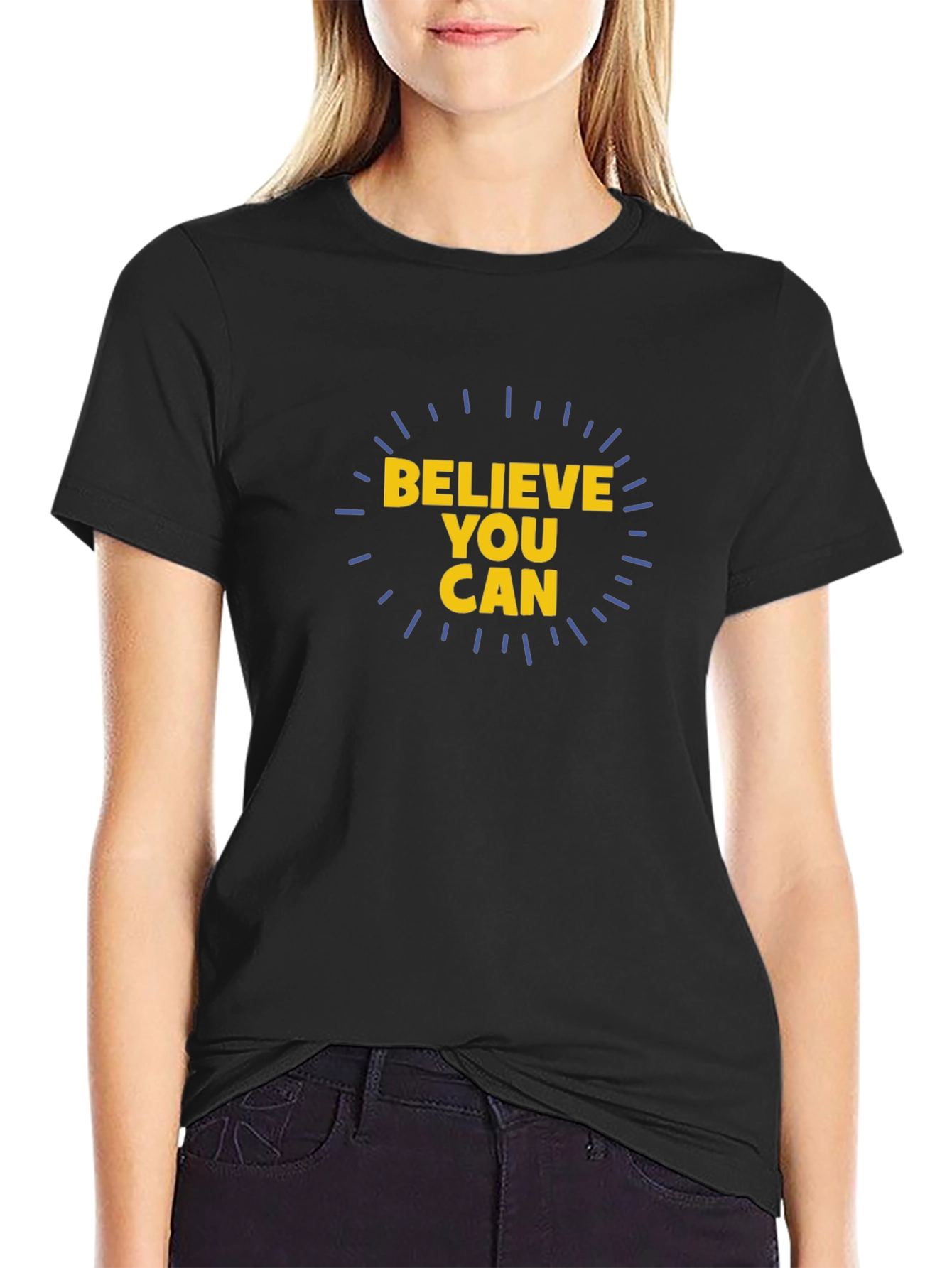 Believe You Can Graphic Tee - Motivational Shirt