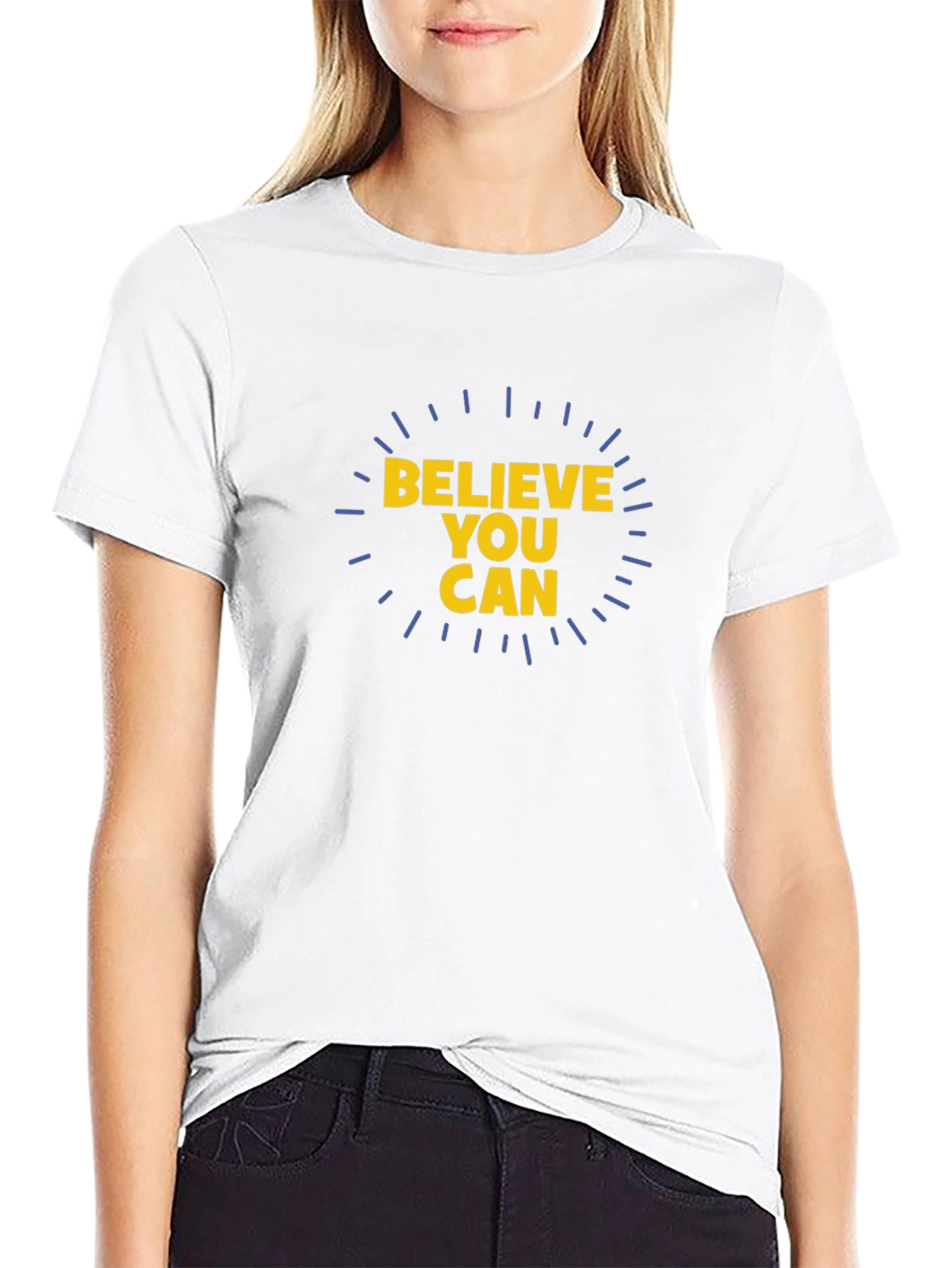 Believe You Can Graphic Tee - Motivational Shirt