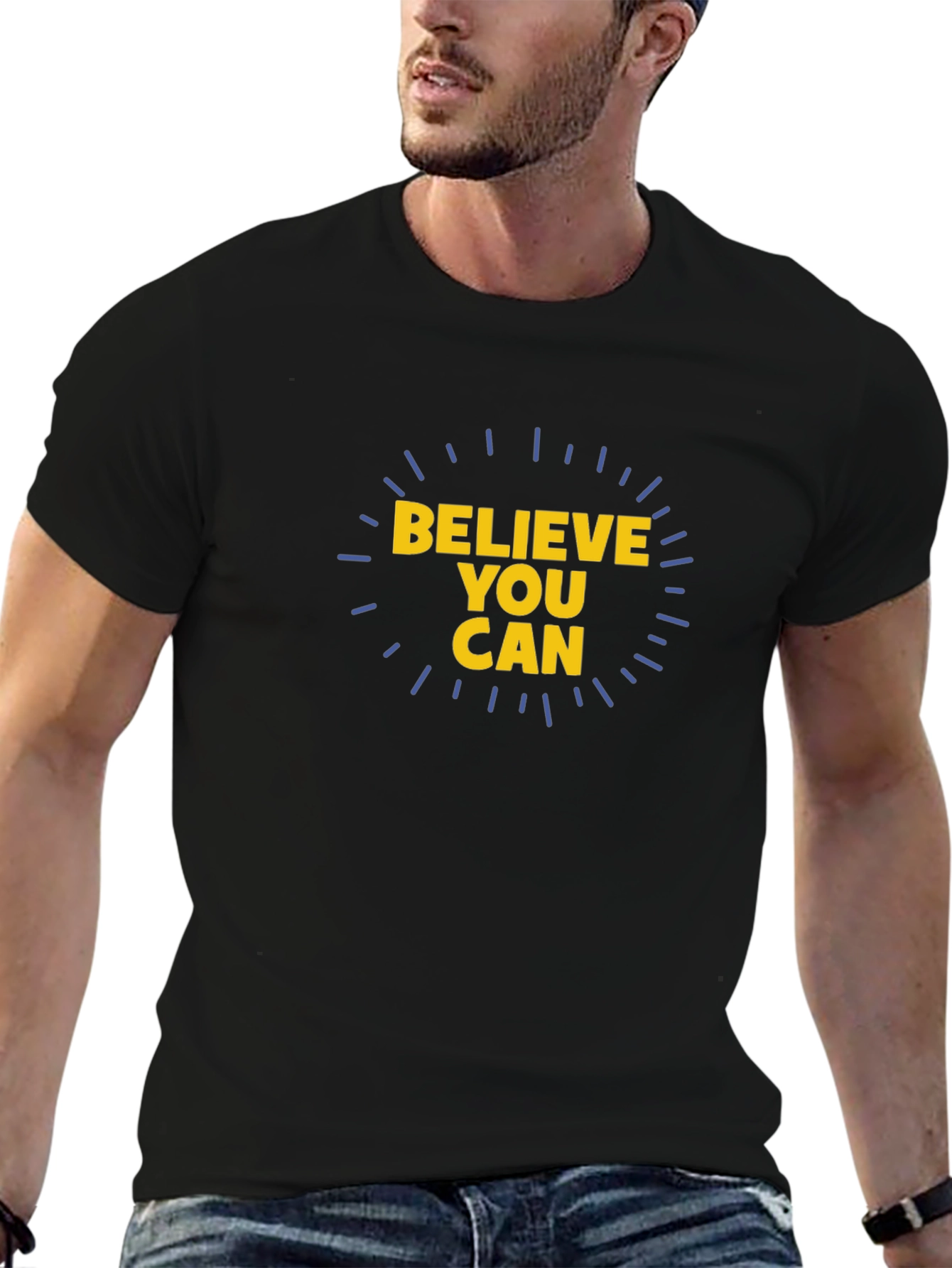 Believe You Can Graphic Tee - Motivational Shirt