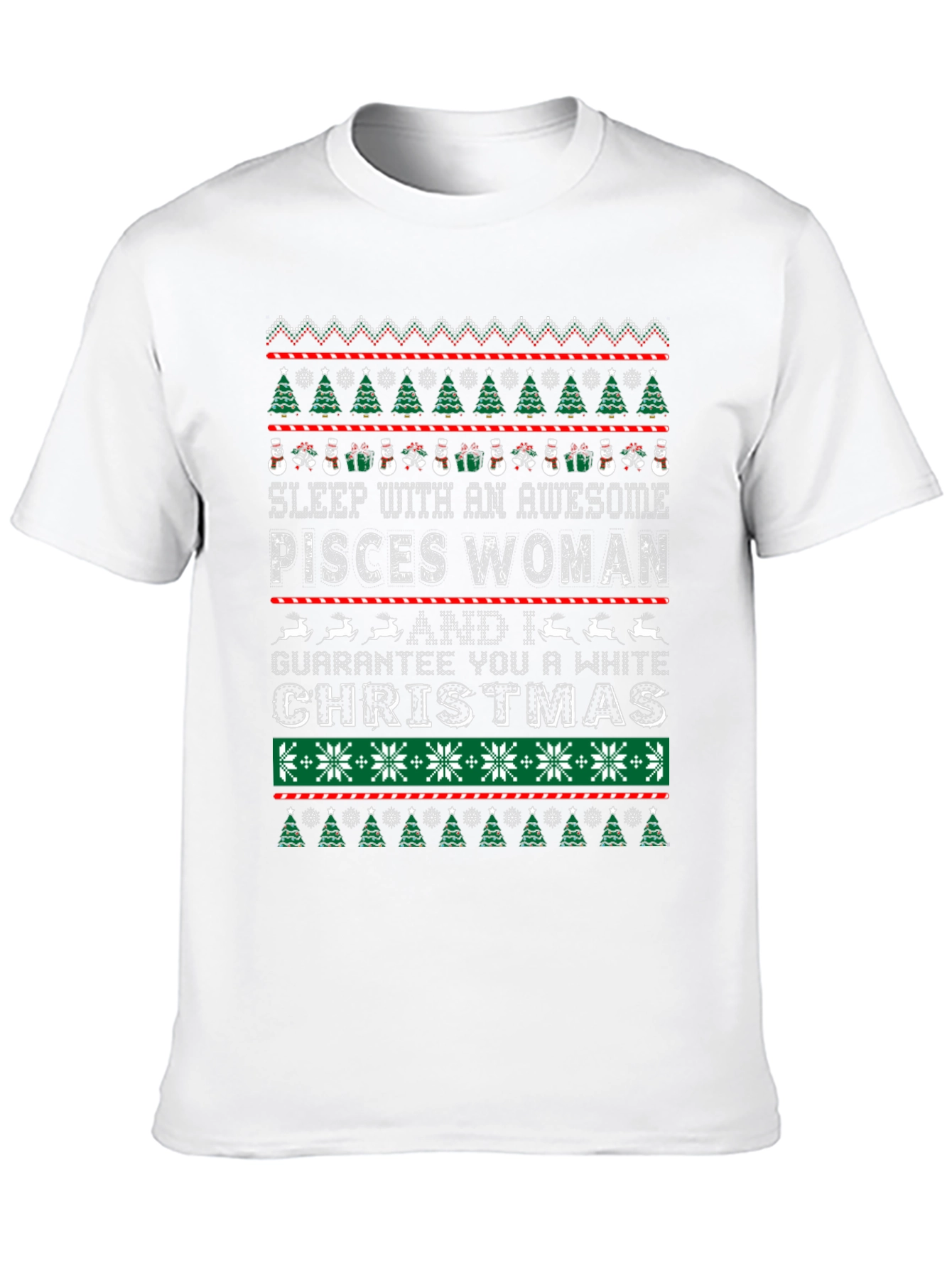 Pisces Woman Ugly Christmas Sweater T-Shirt