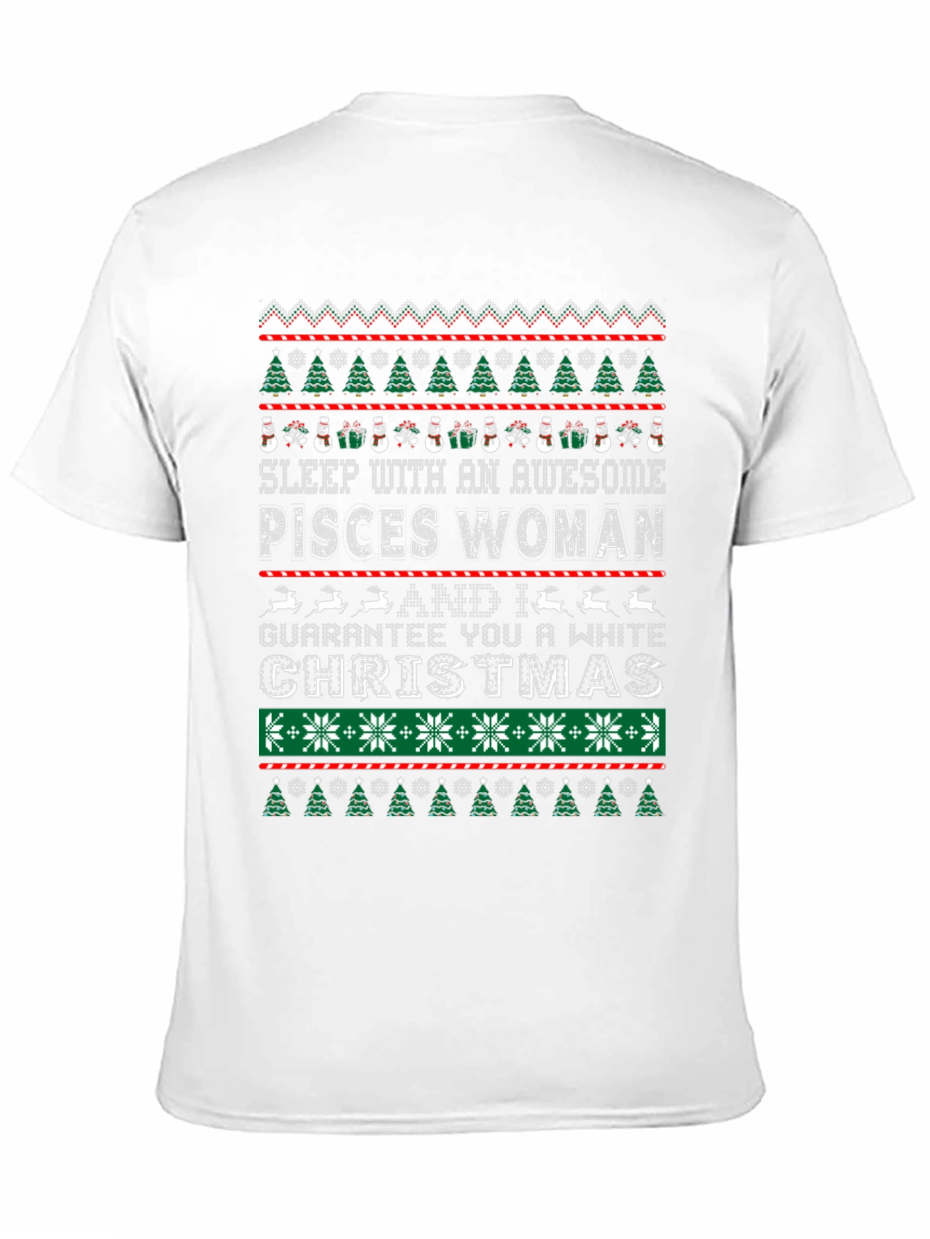 Pisces Woman Ugly Christmas Sweater T-Shirt