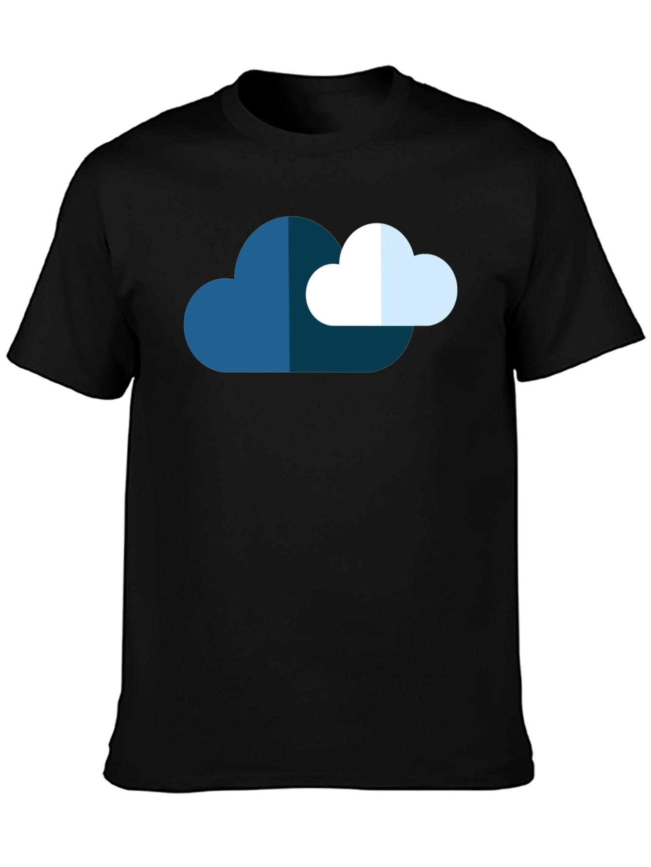 Cloud Graphic Black T-Shirt