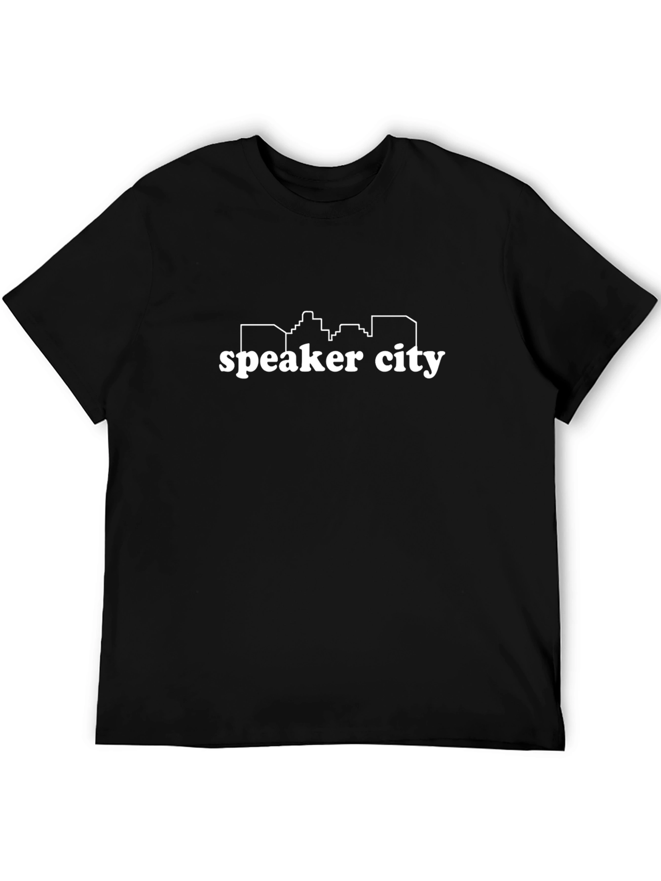 Speaker City T-Shirt - Black Graphic Tee