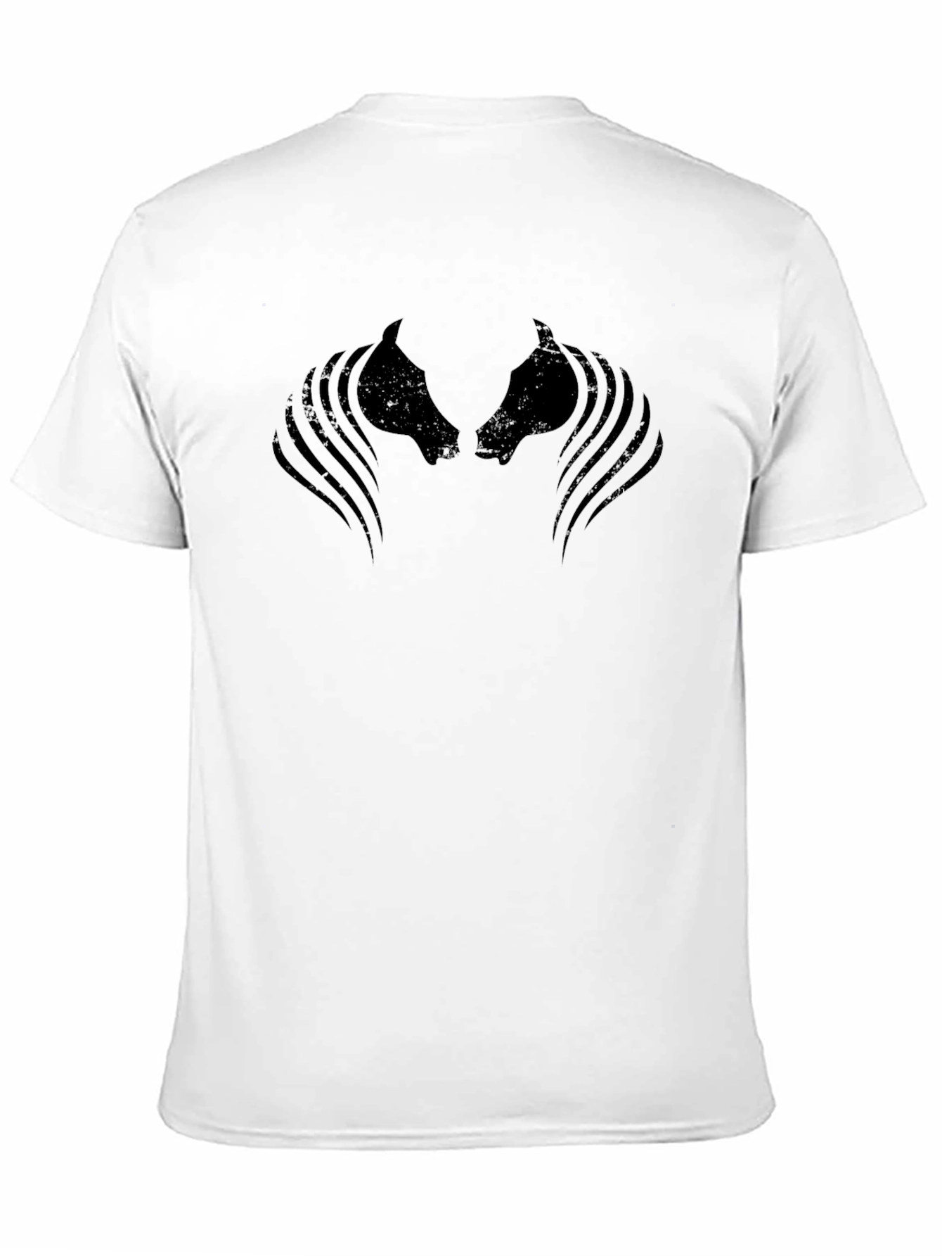 Black Horse Silhouette Graphic Tee
