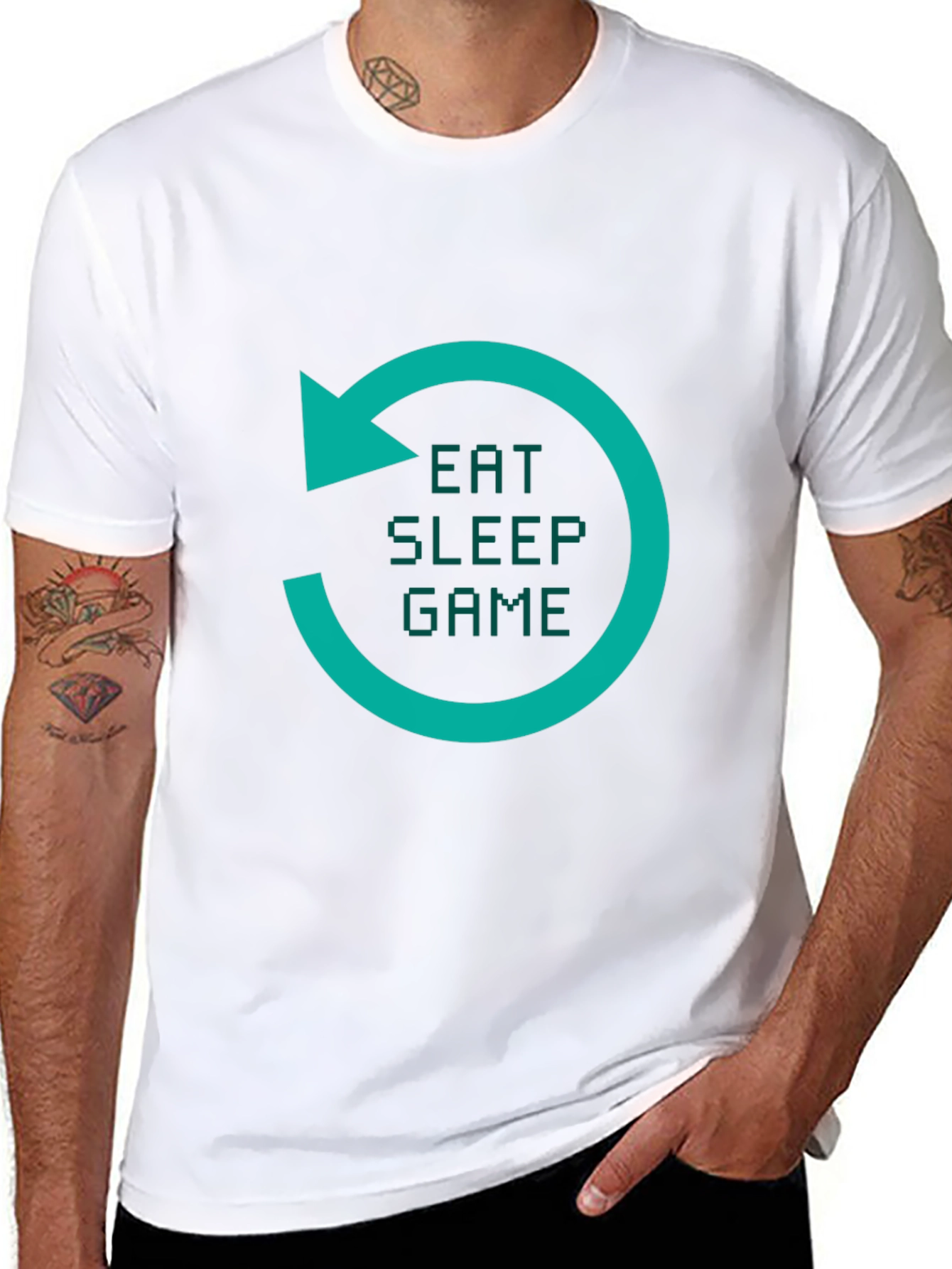 Eat Sleep Game Cycle T-Shirt