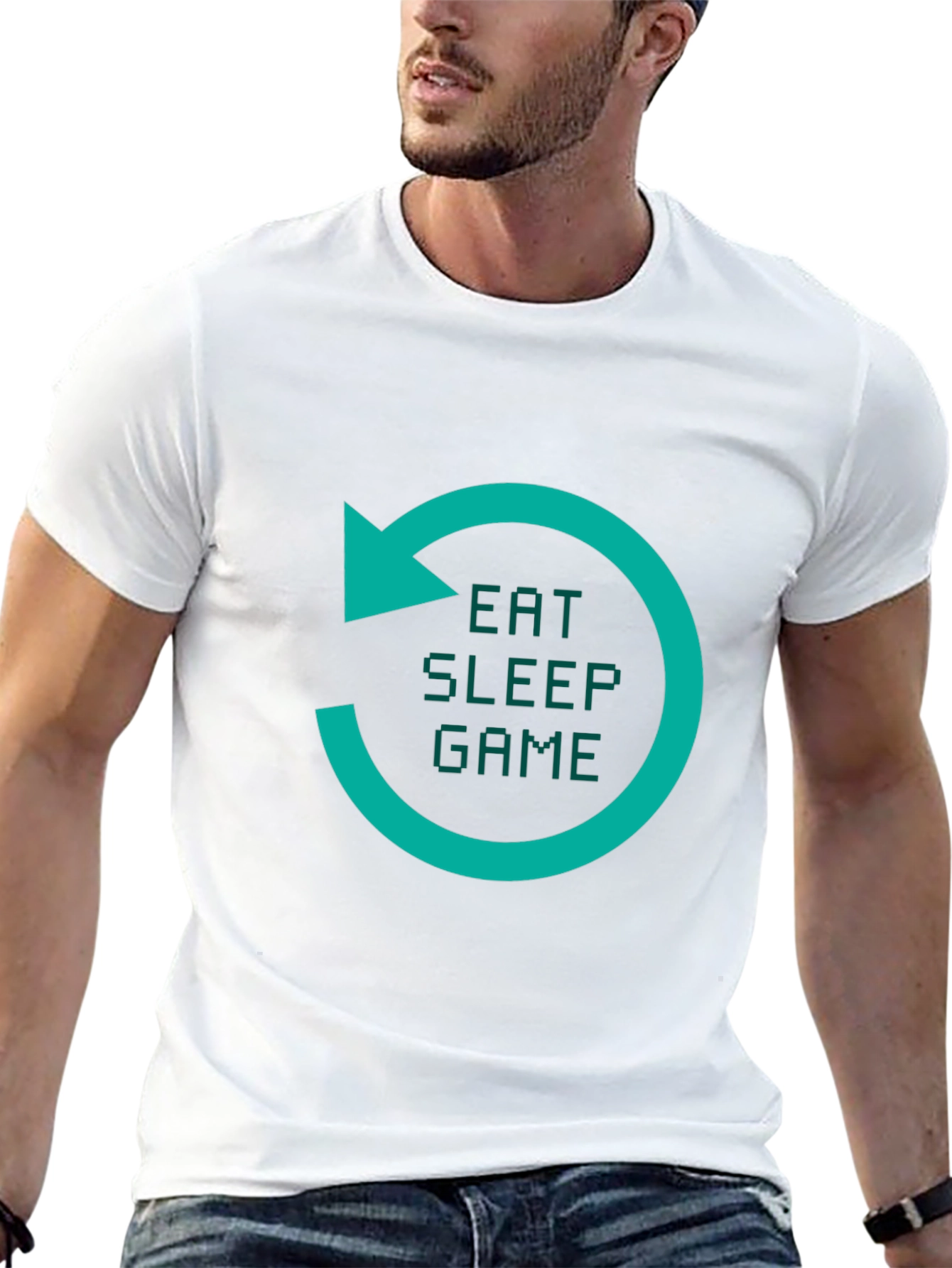 Eat Sleep Game Cycle T-Shirt