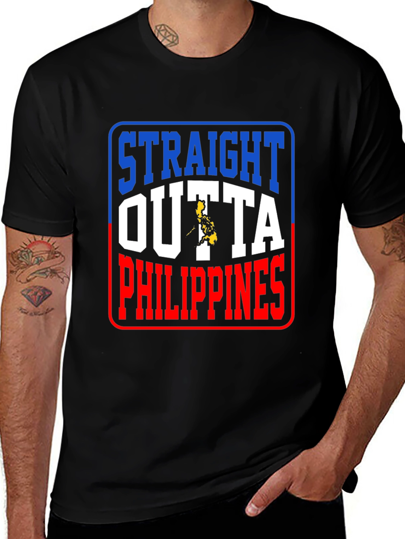 Straight Outta Philippines Graphic Tee