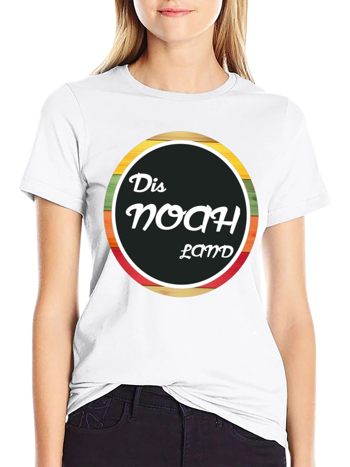 Dis Noah Land Novelty Graphic T-Shirt