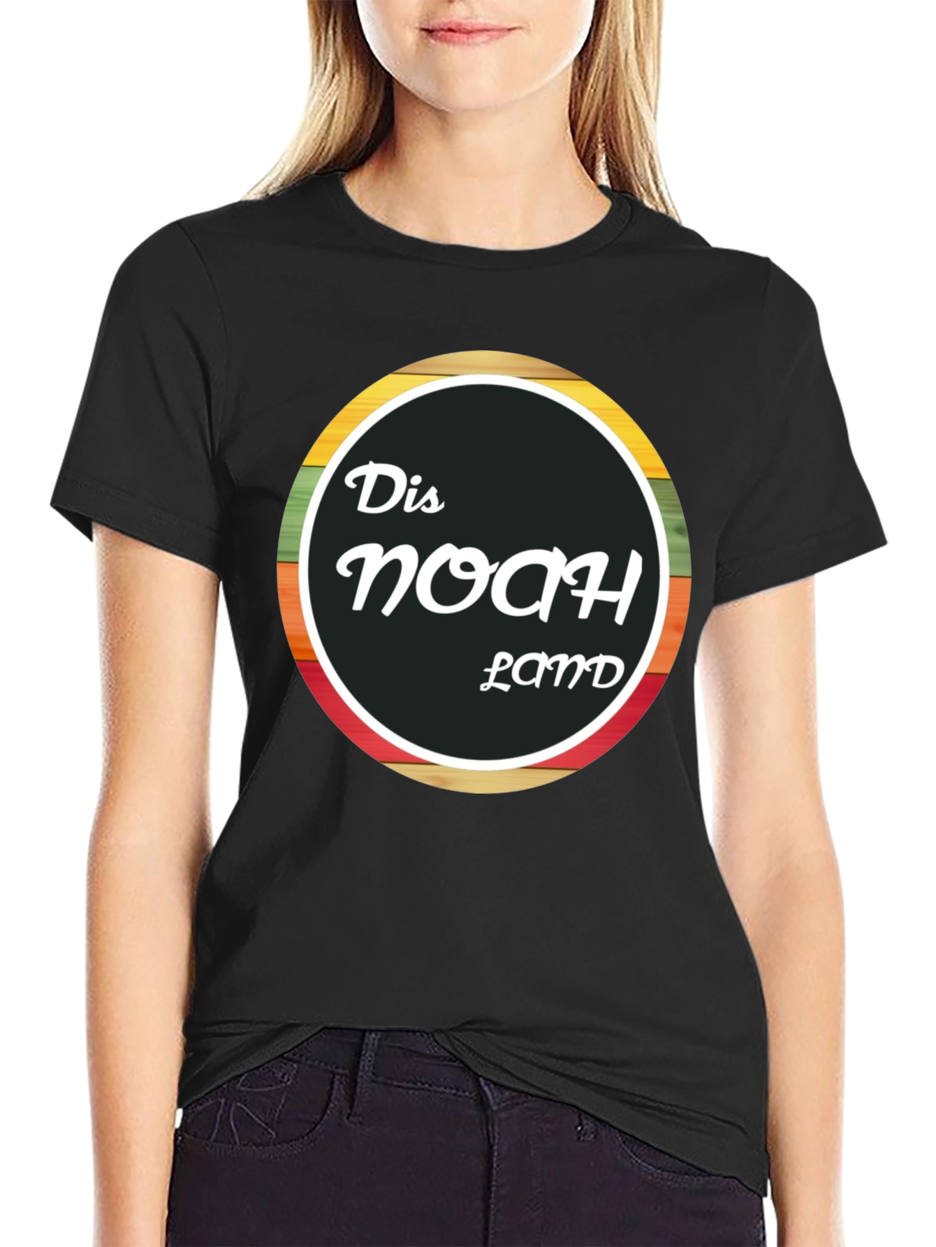 Dis Noah Land Novelty Graphic T-Shirt