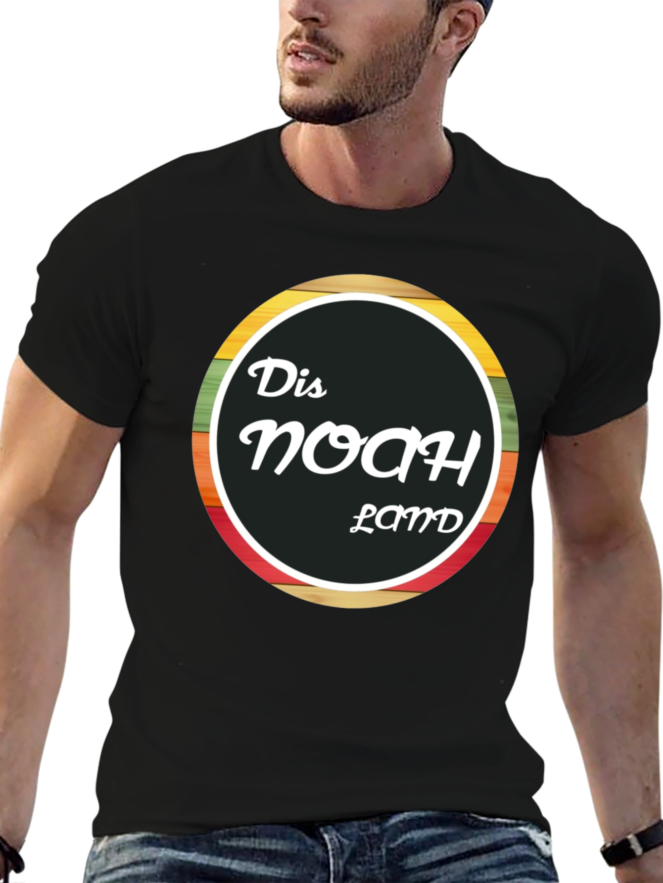 Dis Noah Land Novelty Graphic T-Shirt
