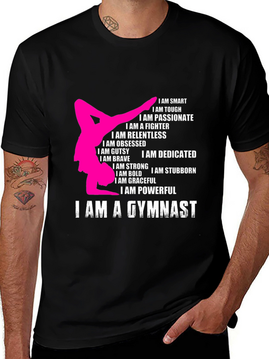Gymnast Graphic T-Shirt - Smart Tough & Passionate