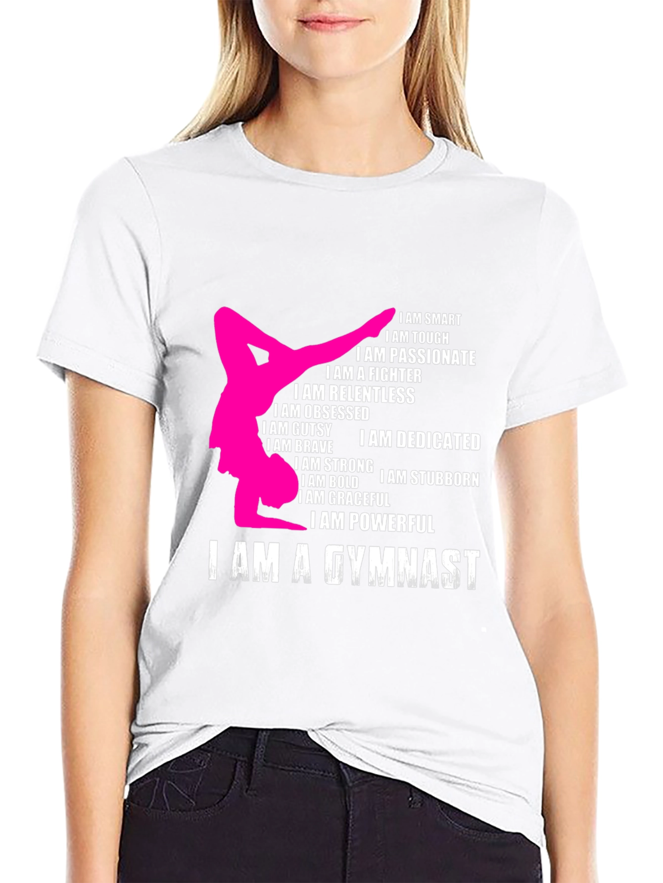 Gymnast Graphic T-Shirt - Smart Tough & Passionate