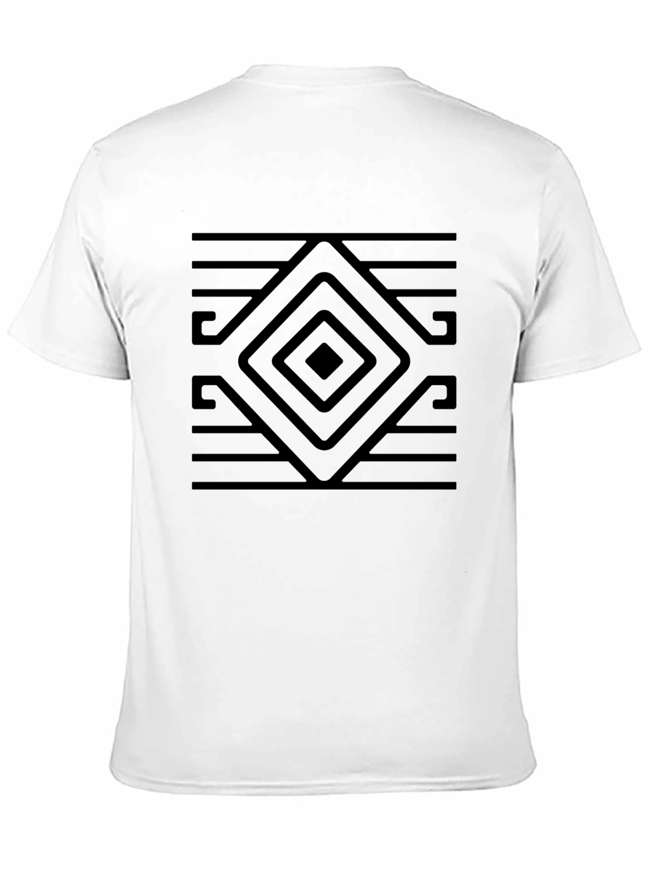 Geometric Black T-Shirt