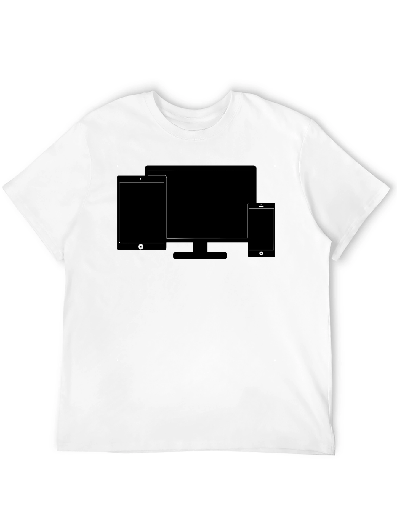 Tech Device T-Shirt - Modern Connectivity Tee