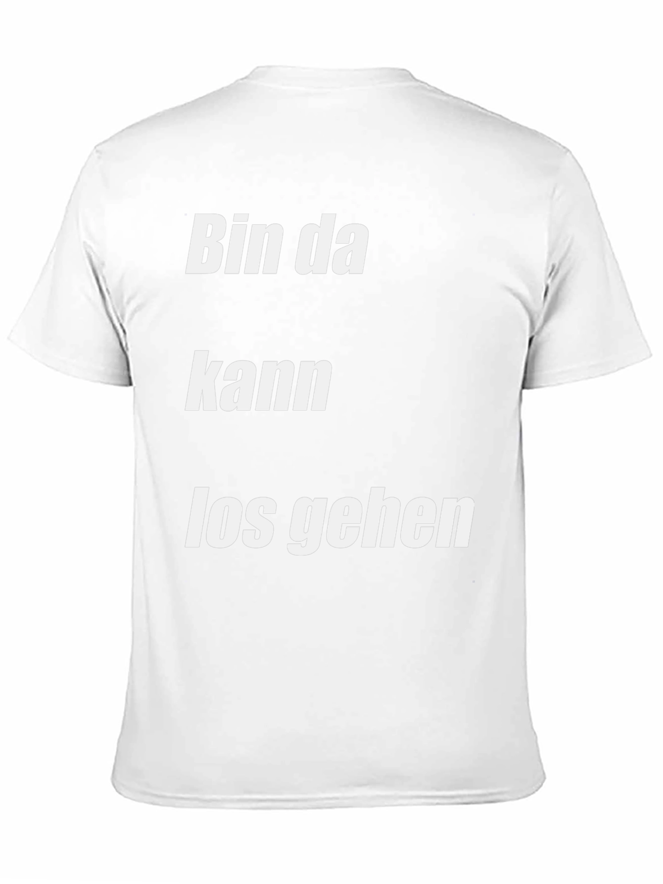 Bin Da Kann Los Gehen Black T-Shirt