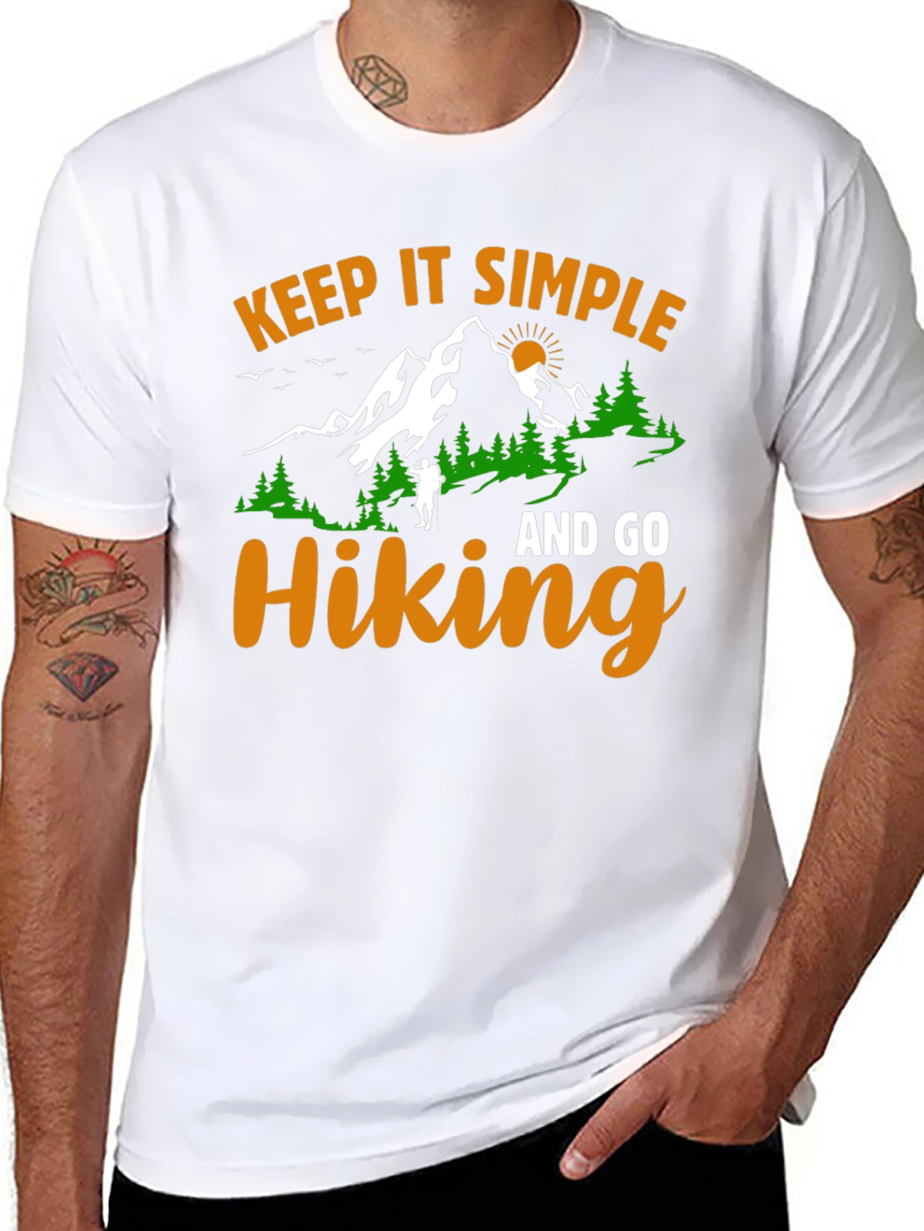 Keep It Simple Hiking Graphic Tee