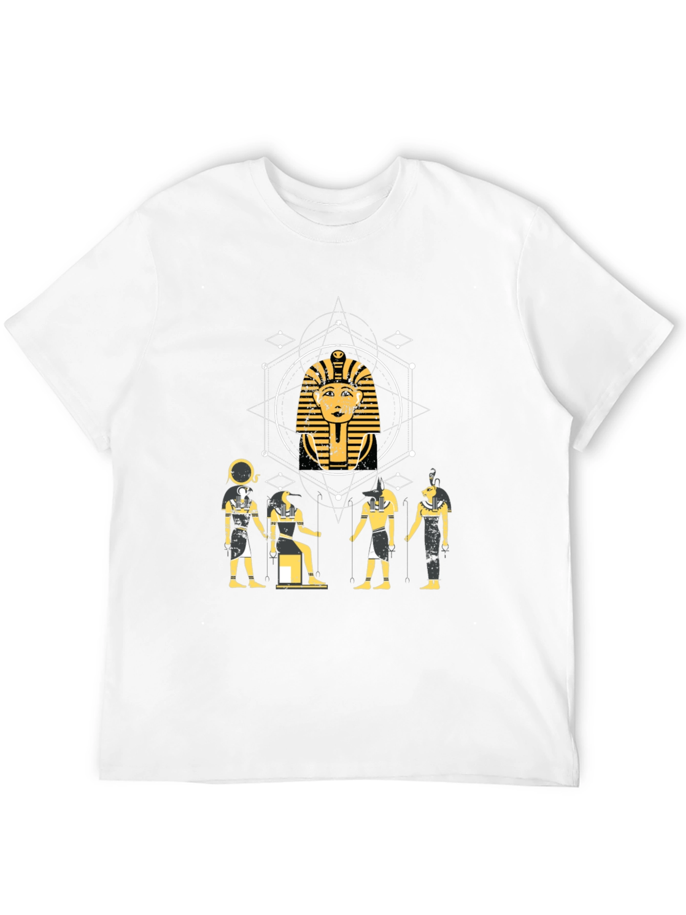 Egyptian Gods Graphic Tee - Black